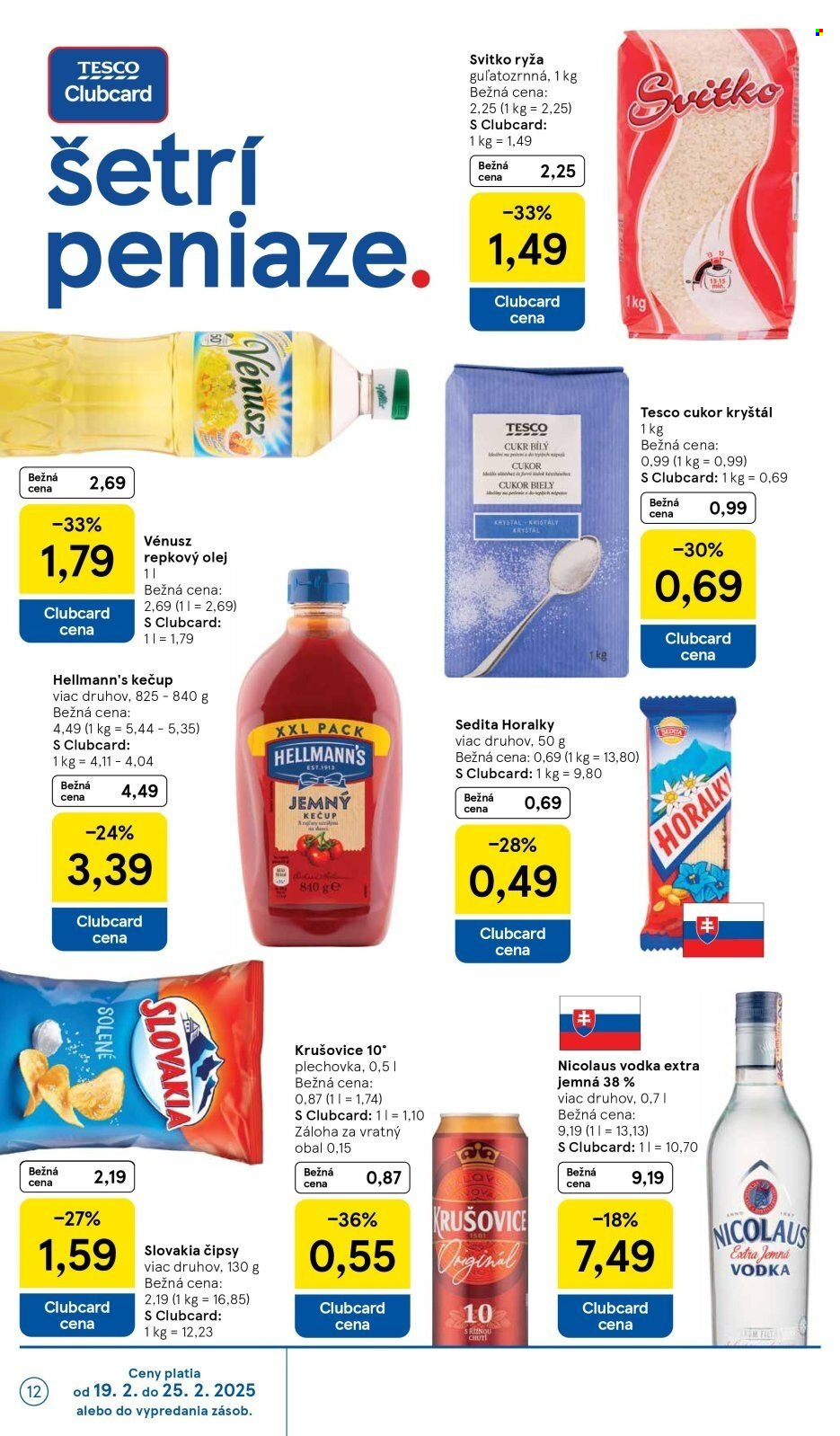 Leták TESCO - 19.2.2025 - 25.2.2025. Strana 12