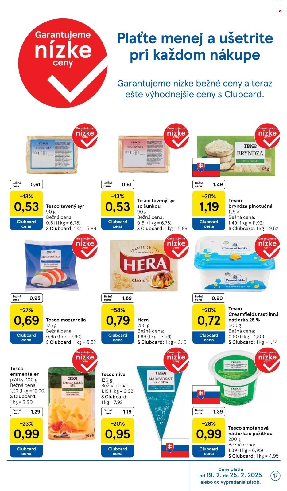 Leták TESCO - 19.2.2025 - 25.2.2025. Strana 17