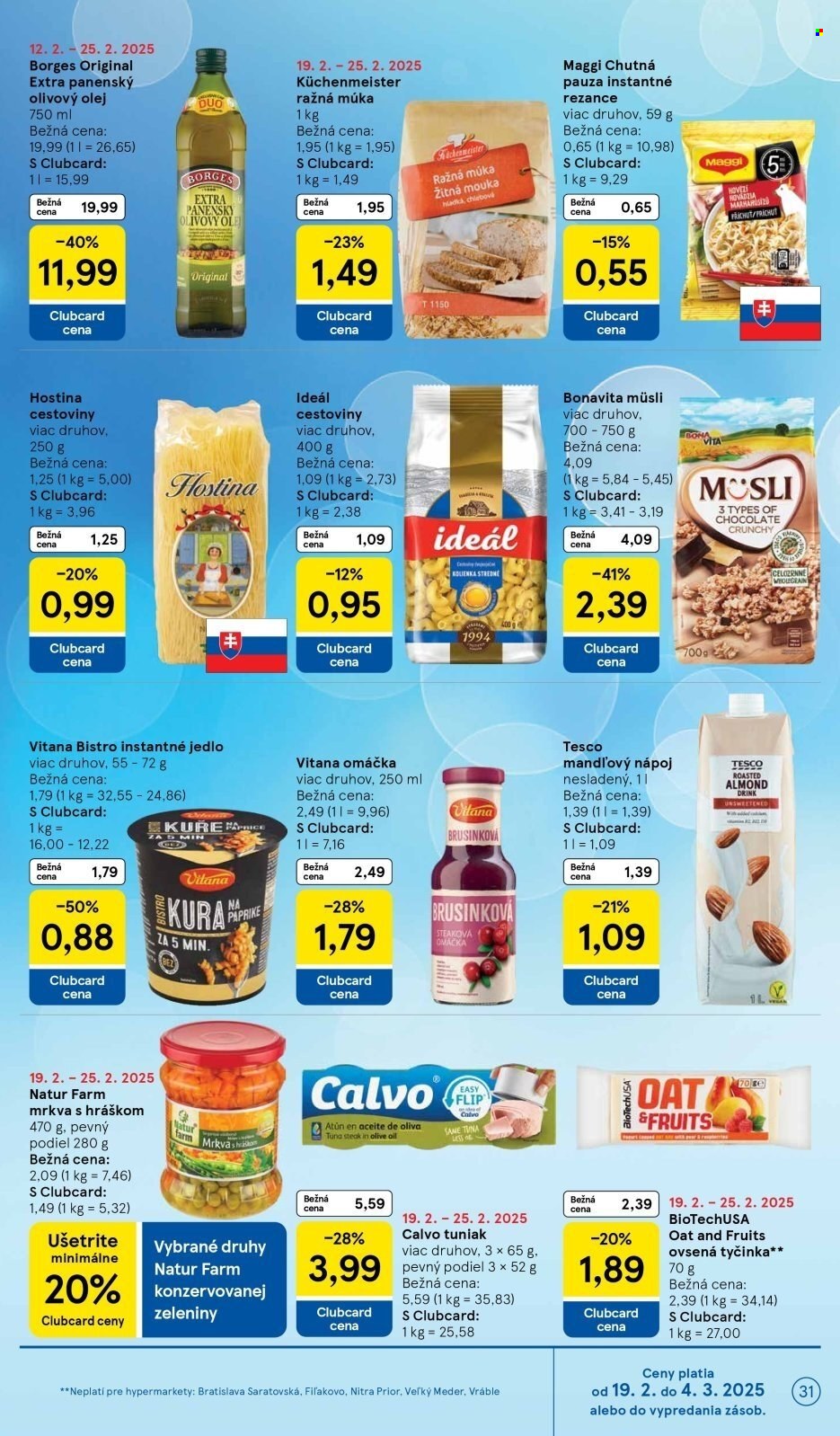 Leták TESCO - 19.2.2025 - 25.2.2025. Strana 31