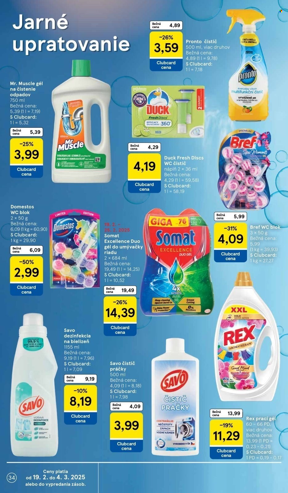 Leták TESCO - 19.2.2025 - 25.2.2025. Strana 34