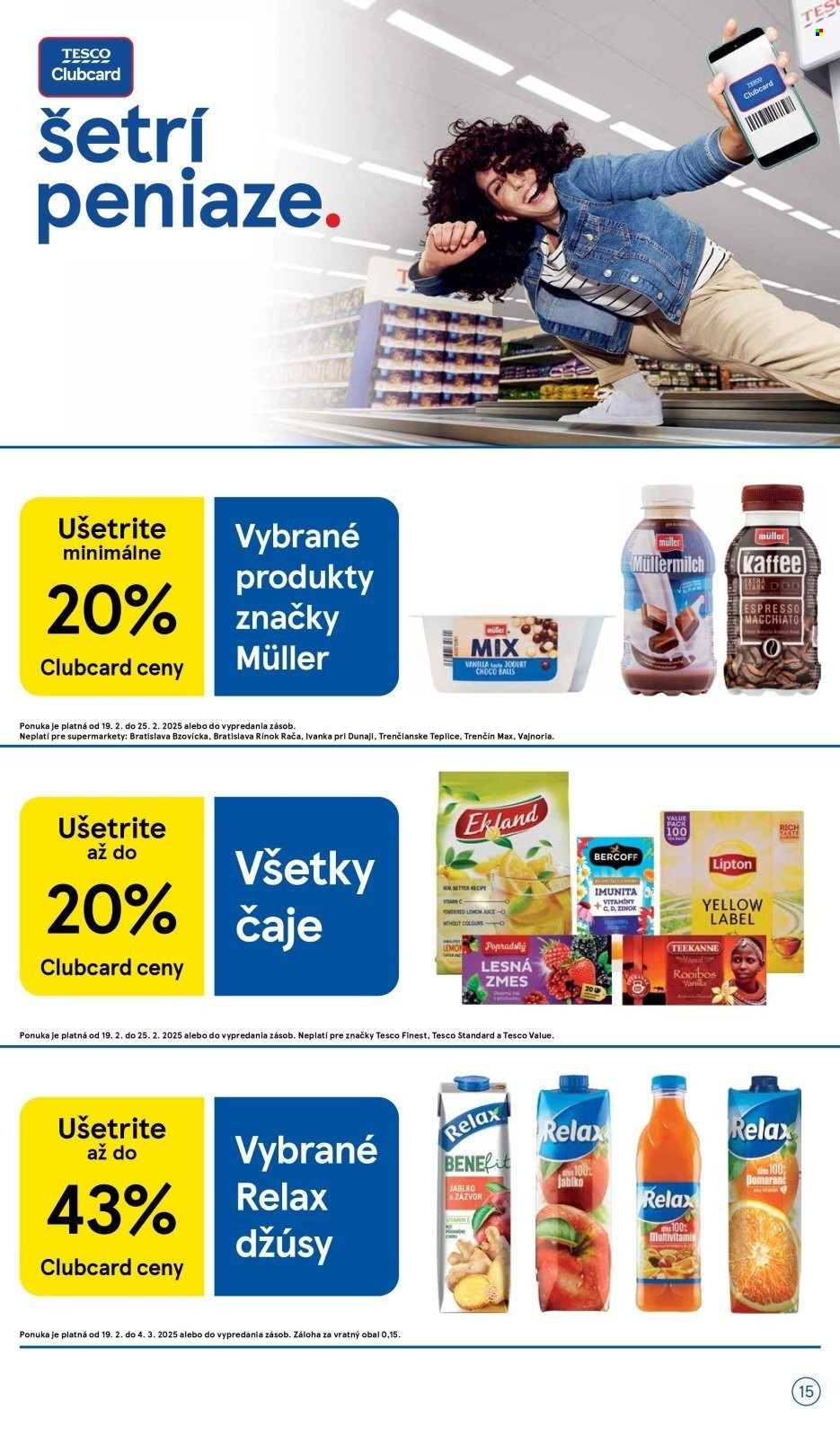 Leták TESCO supermarket - 19.2.2025 - 25.2.2025. Strana 15