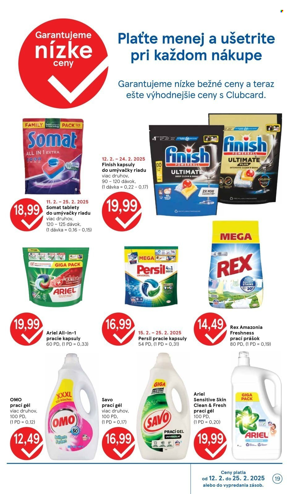 Leták TESCO supermarket - 19.2.2025 - 25.2.2025. Strana 19