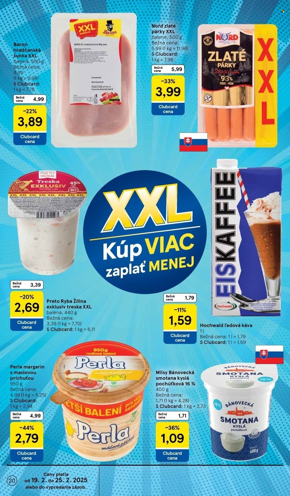 Leták TESCO supermarket - 19.2.2025 - 25.2.2025. Strana 20