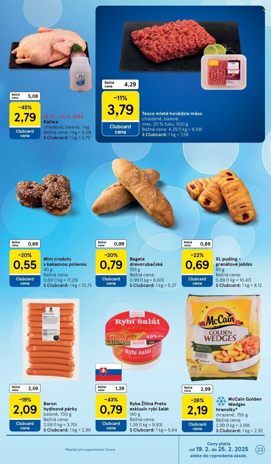 Leták TESCO supermarket - 19.2.2025 - 25.2.2025. Strana 23