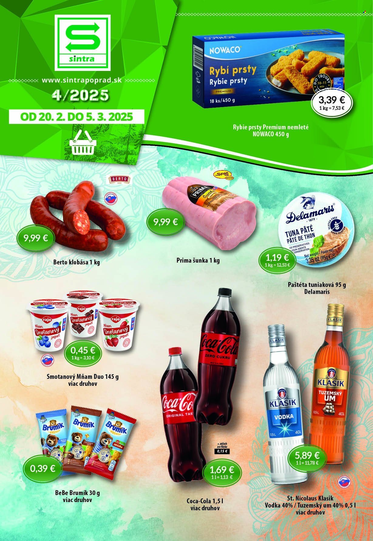 Leták Sintra - 20.2.2025 - 5.3.2025. Strana 1