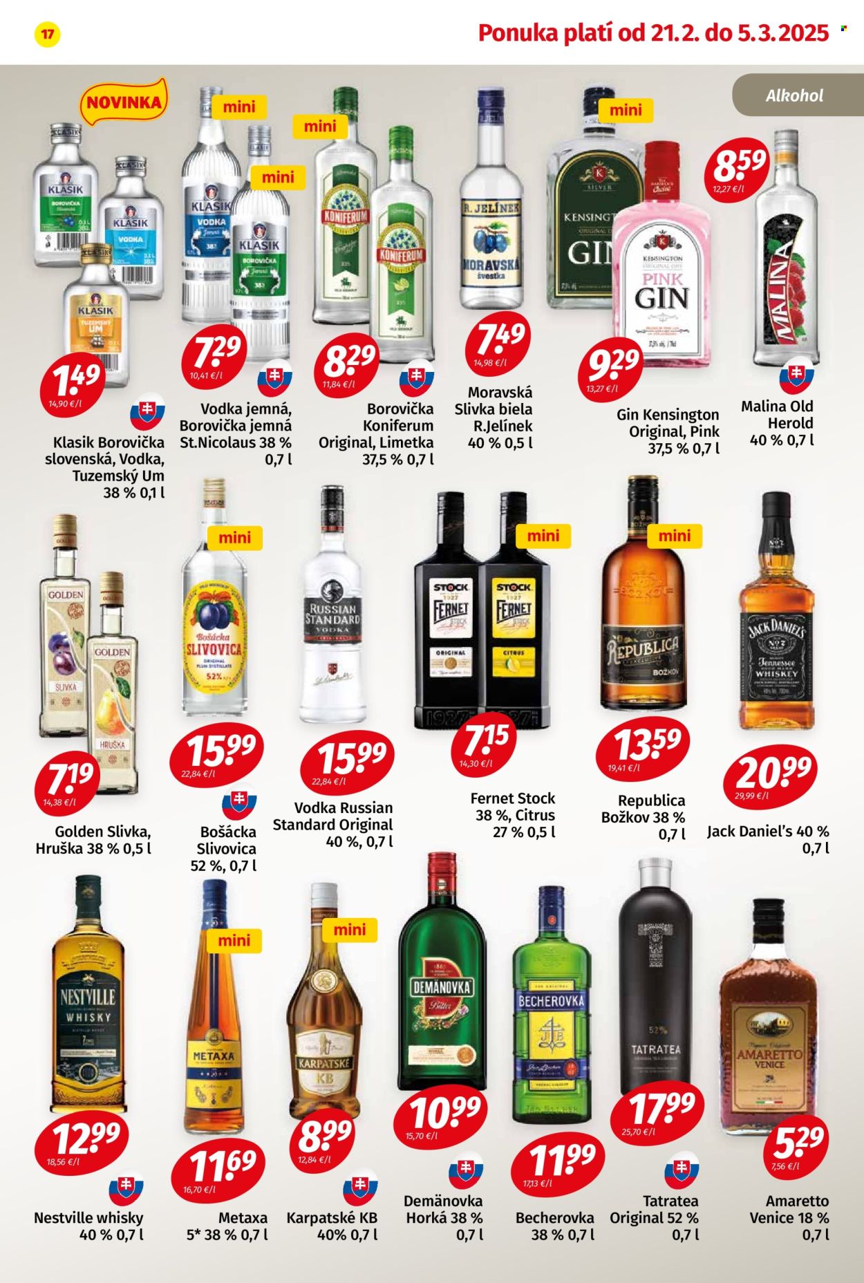 Leták Potraviny KORUNA - 21.2.2025 - 5.3.2025. Strana 17