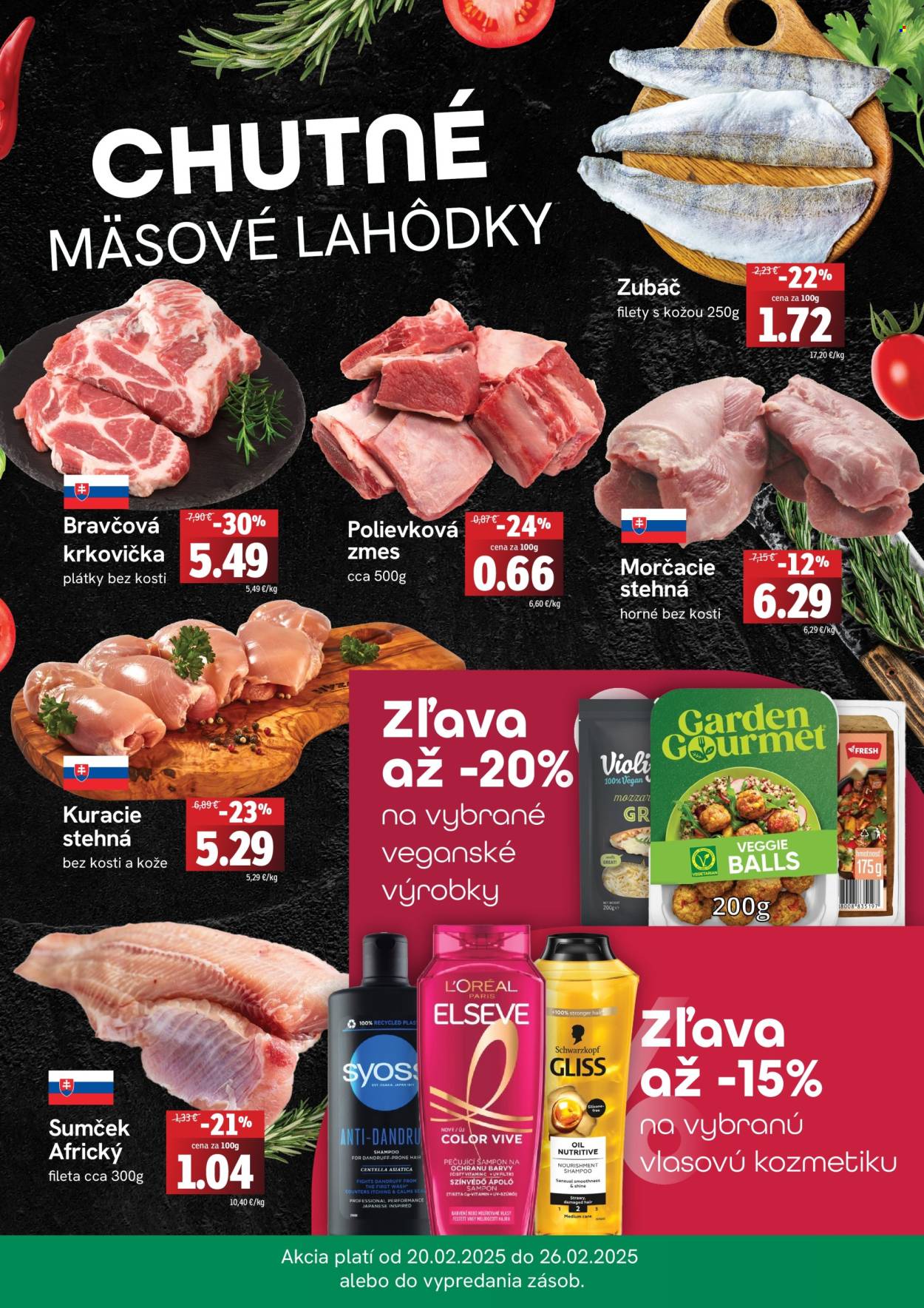 Leták FRESH - 20.2.2025 - 26.2.2025. Strana 2