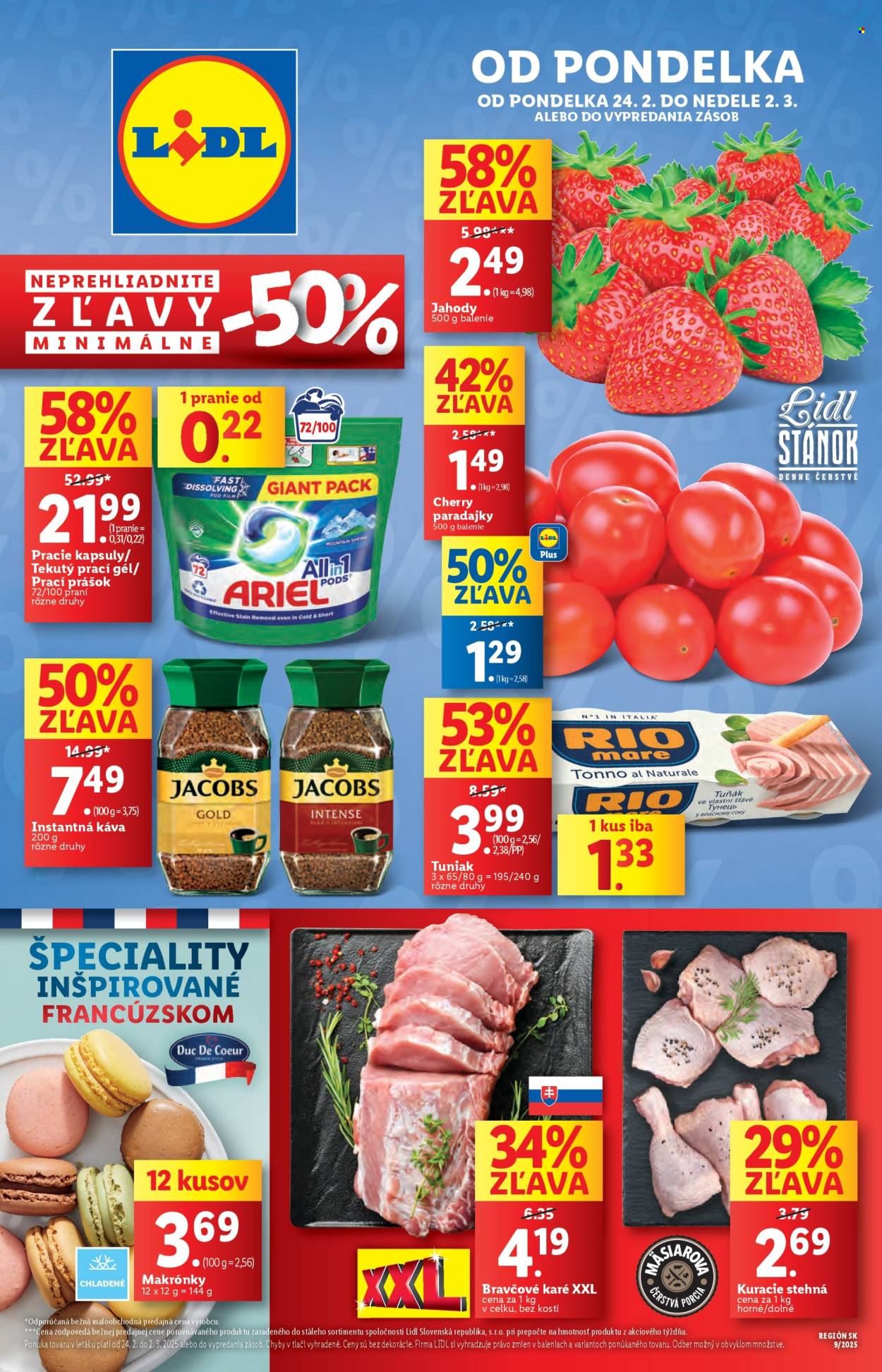 Leták Lidl - 24.2.2025 - 2.3.2025. Strana 1