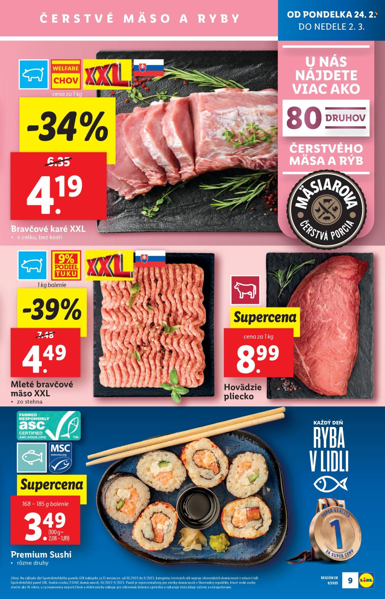 Leták Lidl - 24.2.2025 - 2.3.2025. Strana 9