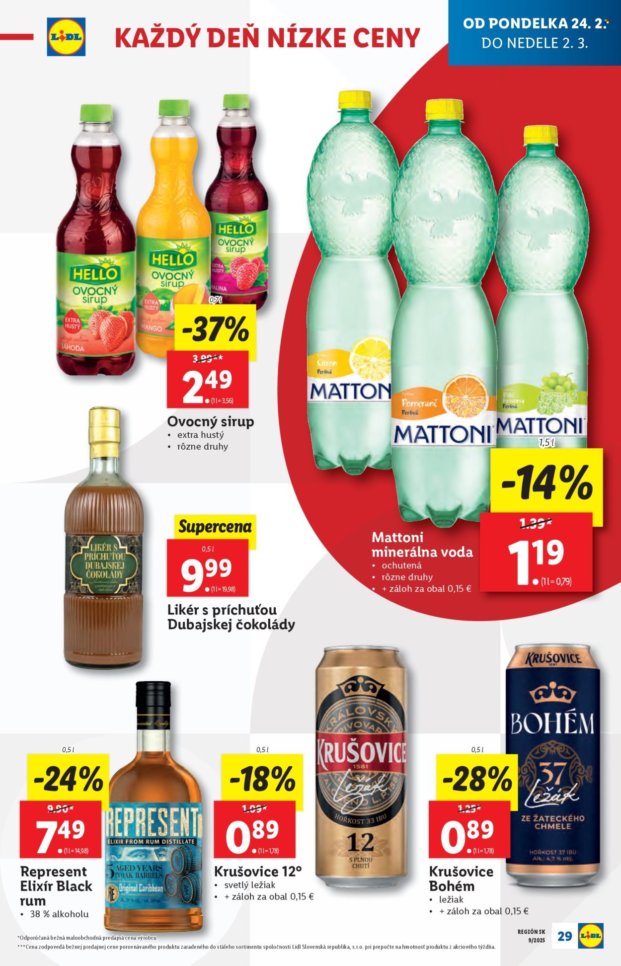 Leták Lidl - 24.2.2025 - 2.3.2025. Strana 29