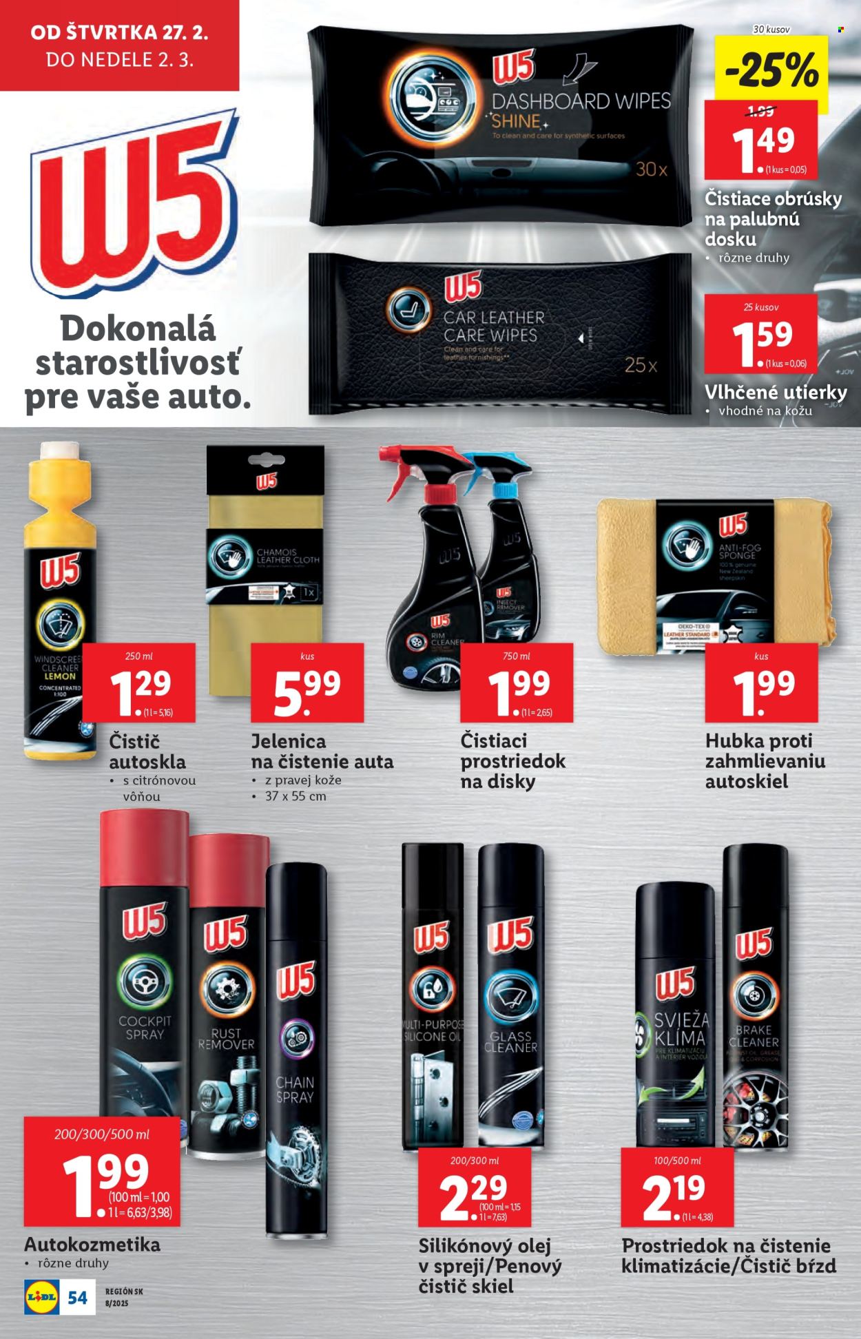 Leták Lidl - 24.2.2025 - 2.3.2025. Strana 54