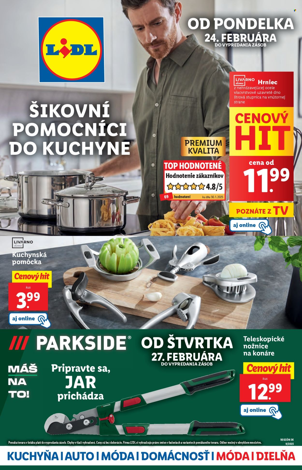Leták Lidl. Strana 1