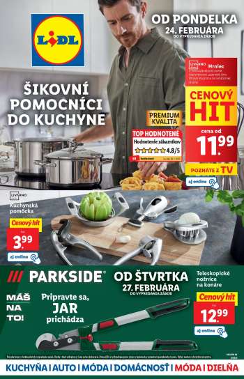 Leták Lidl.
