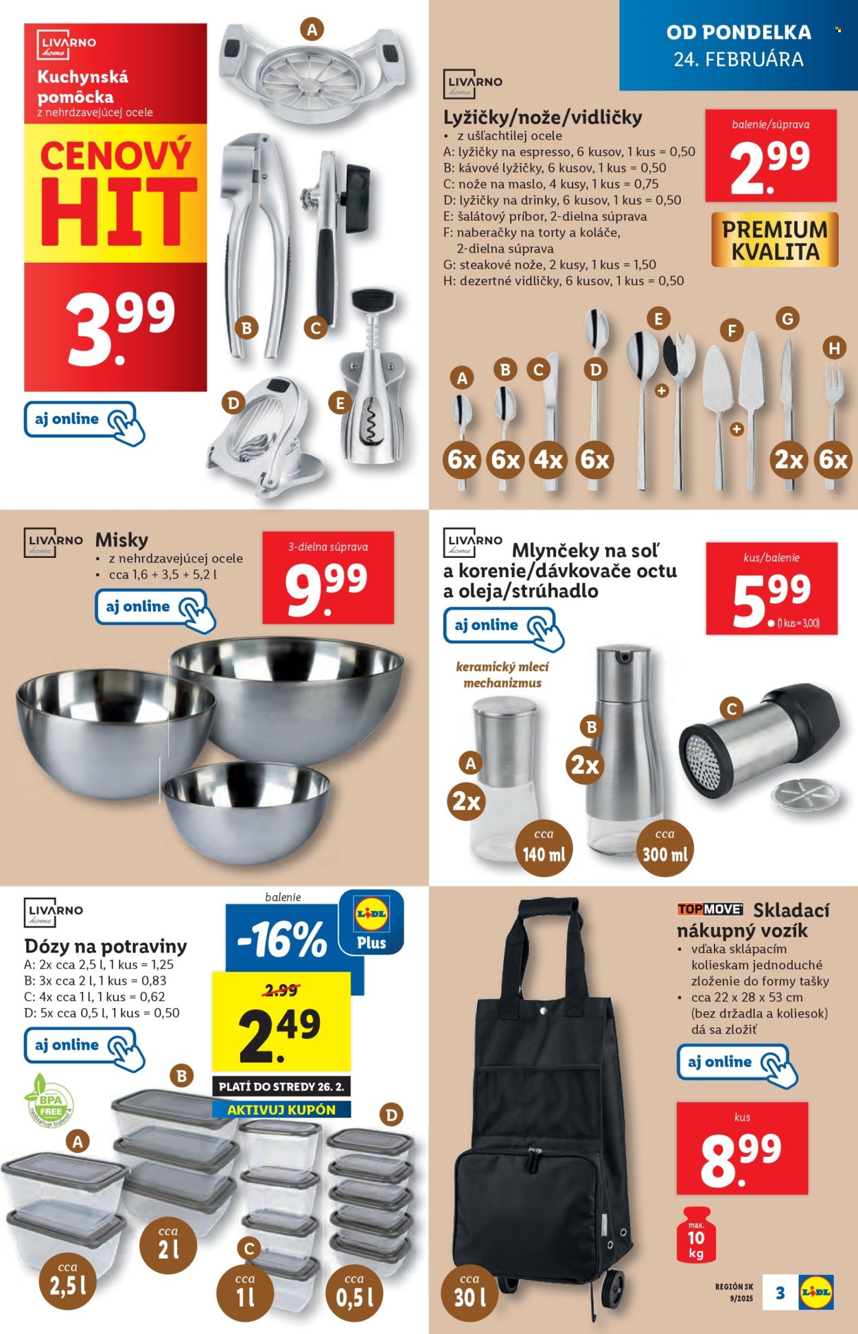 Leták Lidl. Strana 3