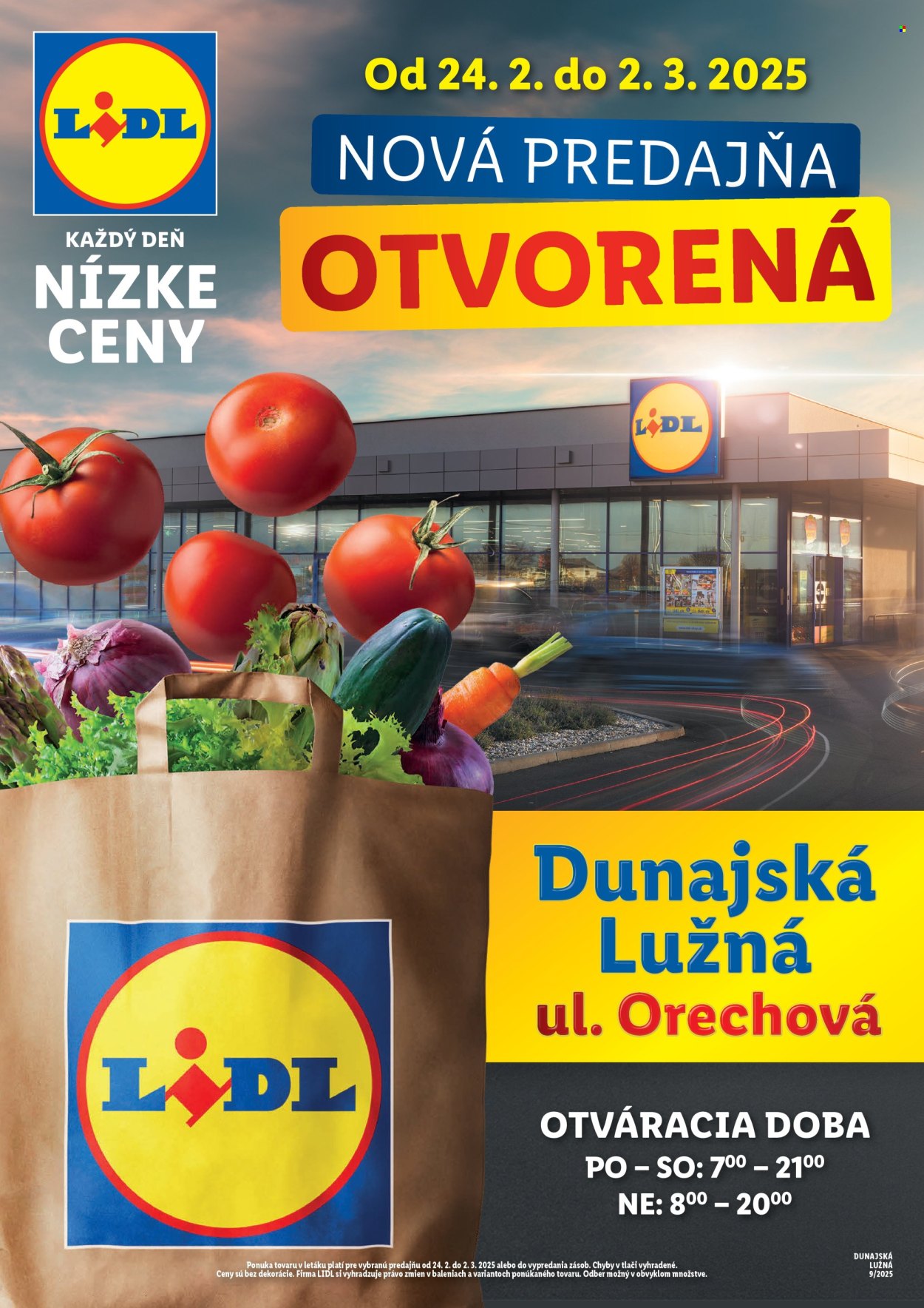 Leták Lidl - 24.2.2025 - 2.3.2025. Strana 1