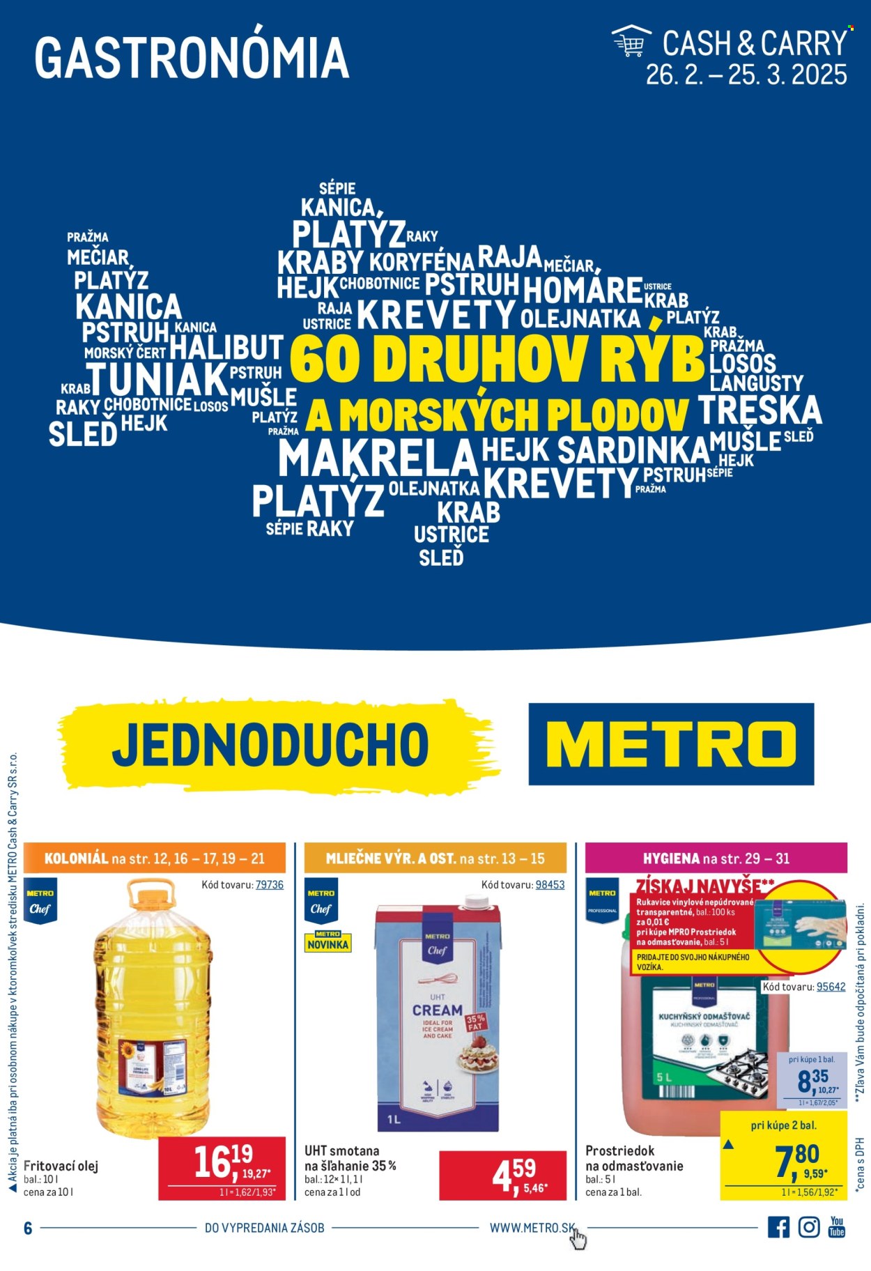 Leták Metro - 26.2.2025 - 25.3.2025. Strana 1
