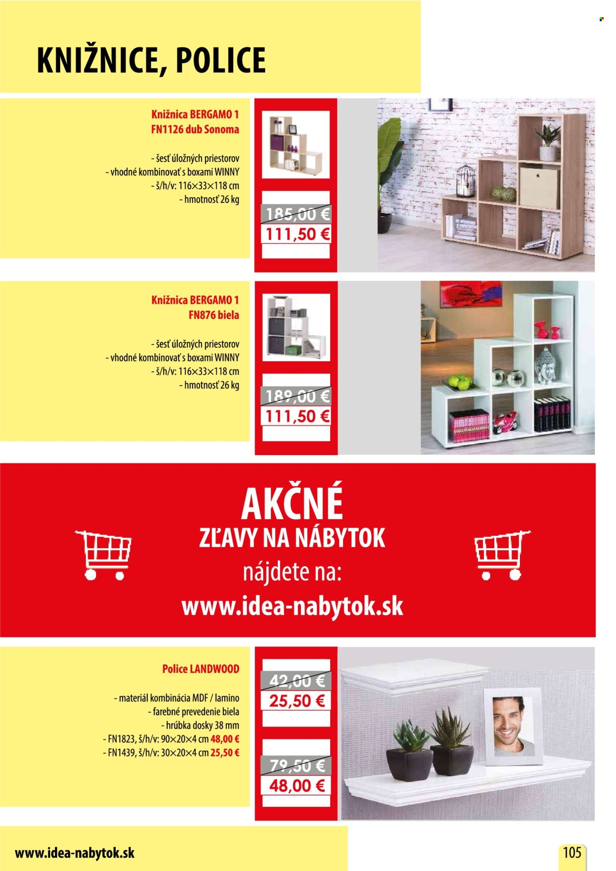 Leták IDEA nábytok. Strana 105
