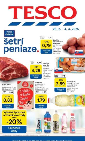 Leták TESCO - 26.2.2025 - 4.3.2025.