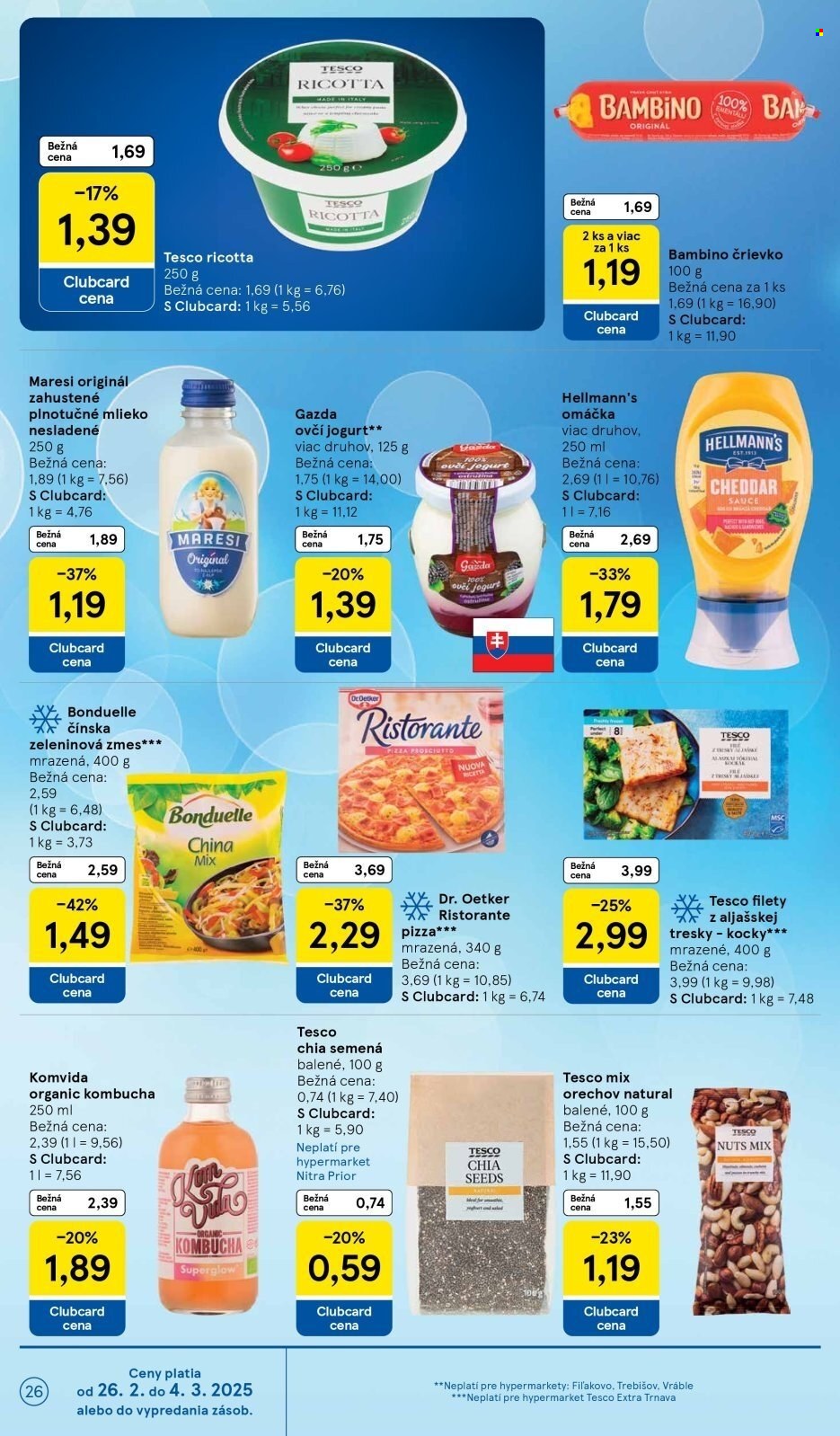 Leták TESCO - 26.2.2025 - 4.3.2025. Strana 26