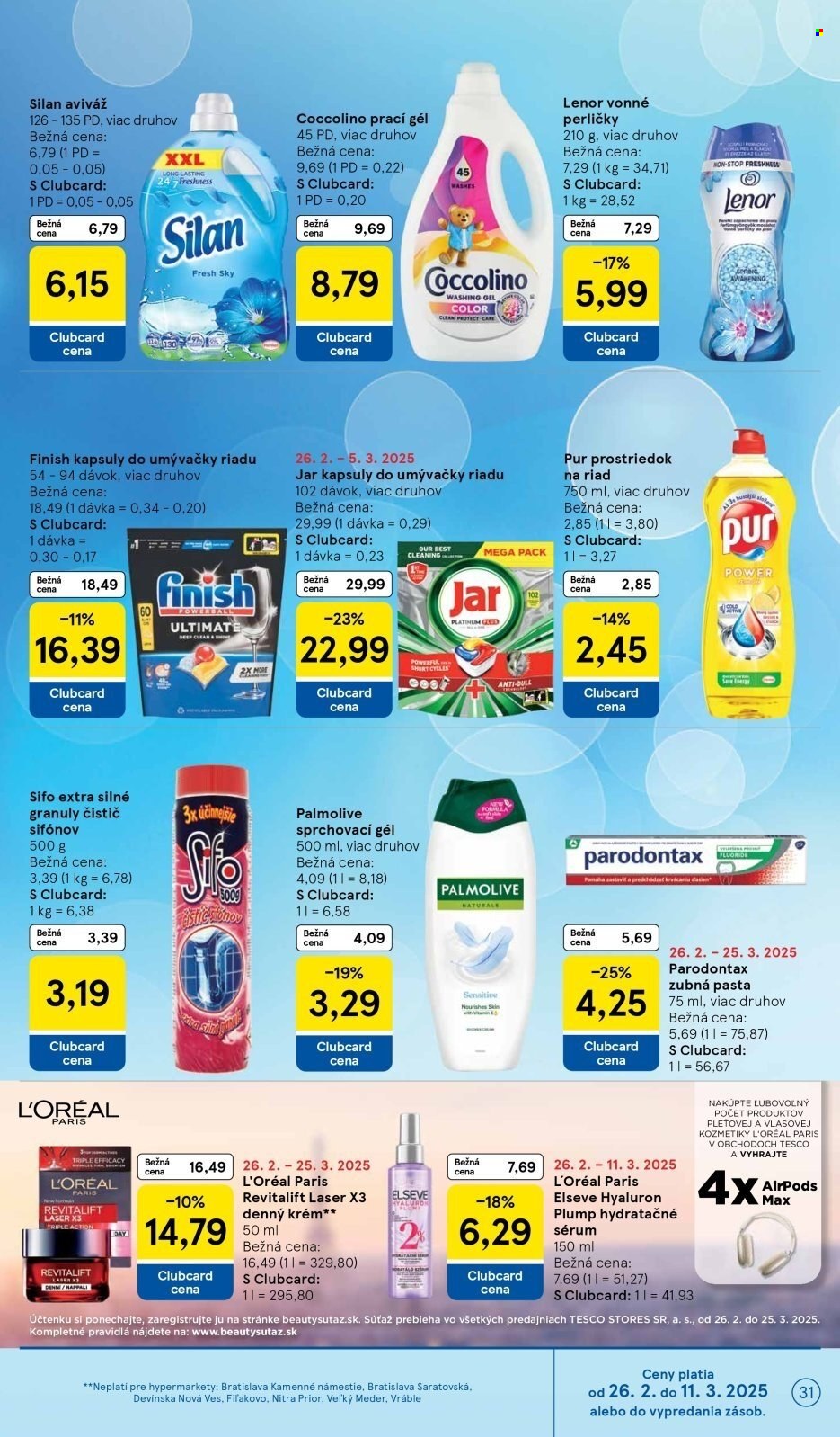 Leták TESCO - 26.2.2025 - 4.3.2025. Strana 31