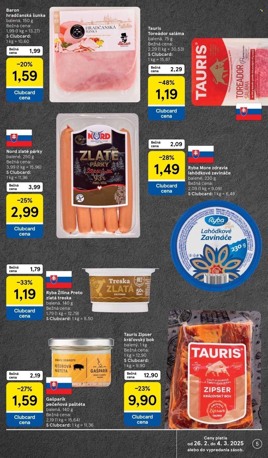Leták TESCO supermarket - 26.2.2025 - 4.3.2025. Strana 5
