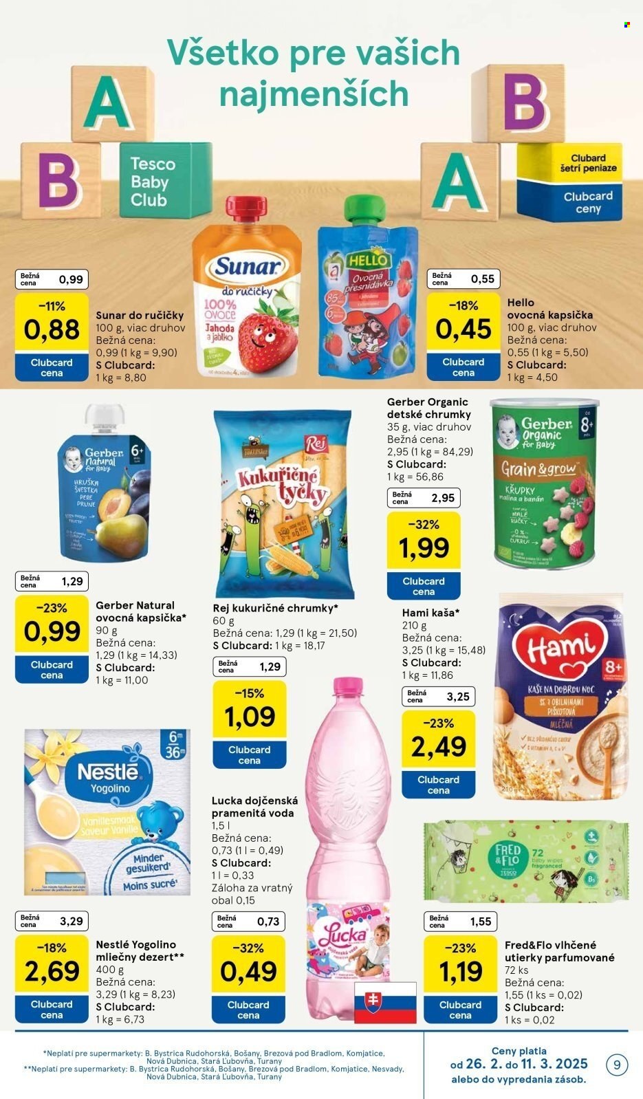 Leták TESCO supermarket - 26.2.2025 - 4.3.2025. Strana 9