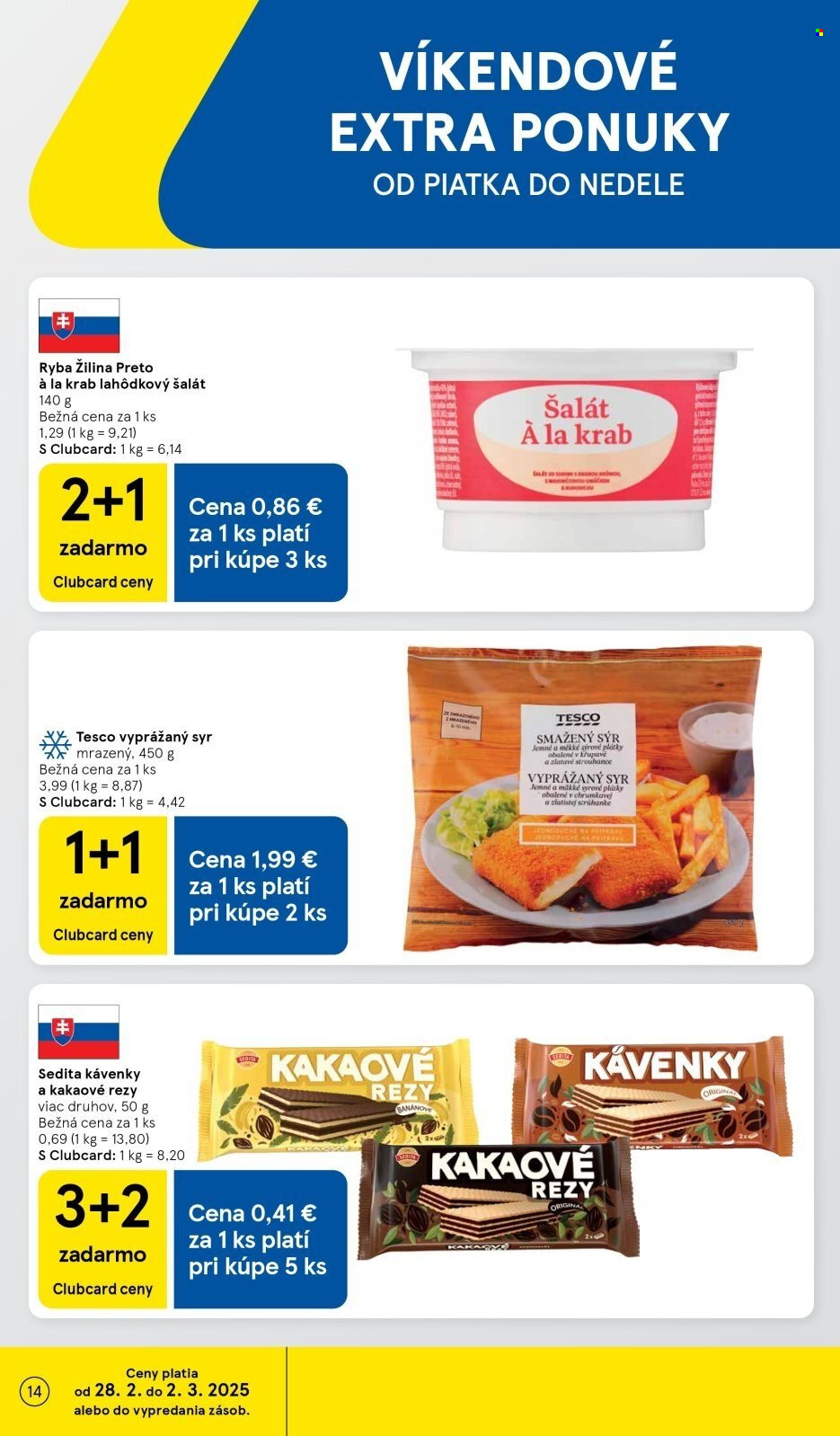 Leták TESCO supermarket - 26.2.2025 - 4.3.2025. Strana 14