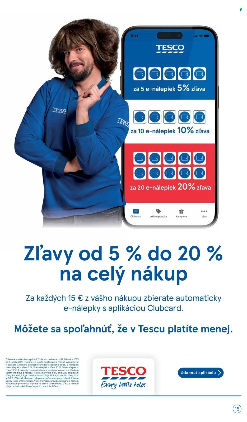 Leták TESCO supermarket - 26.2.2025 - 4.3.2025. Strana 15