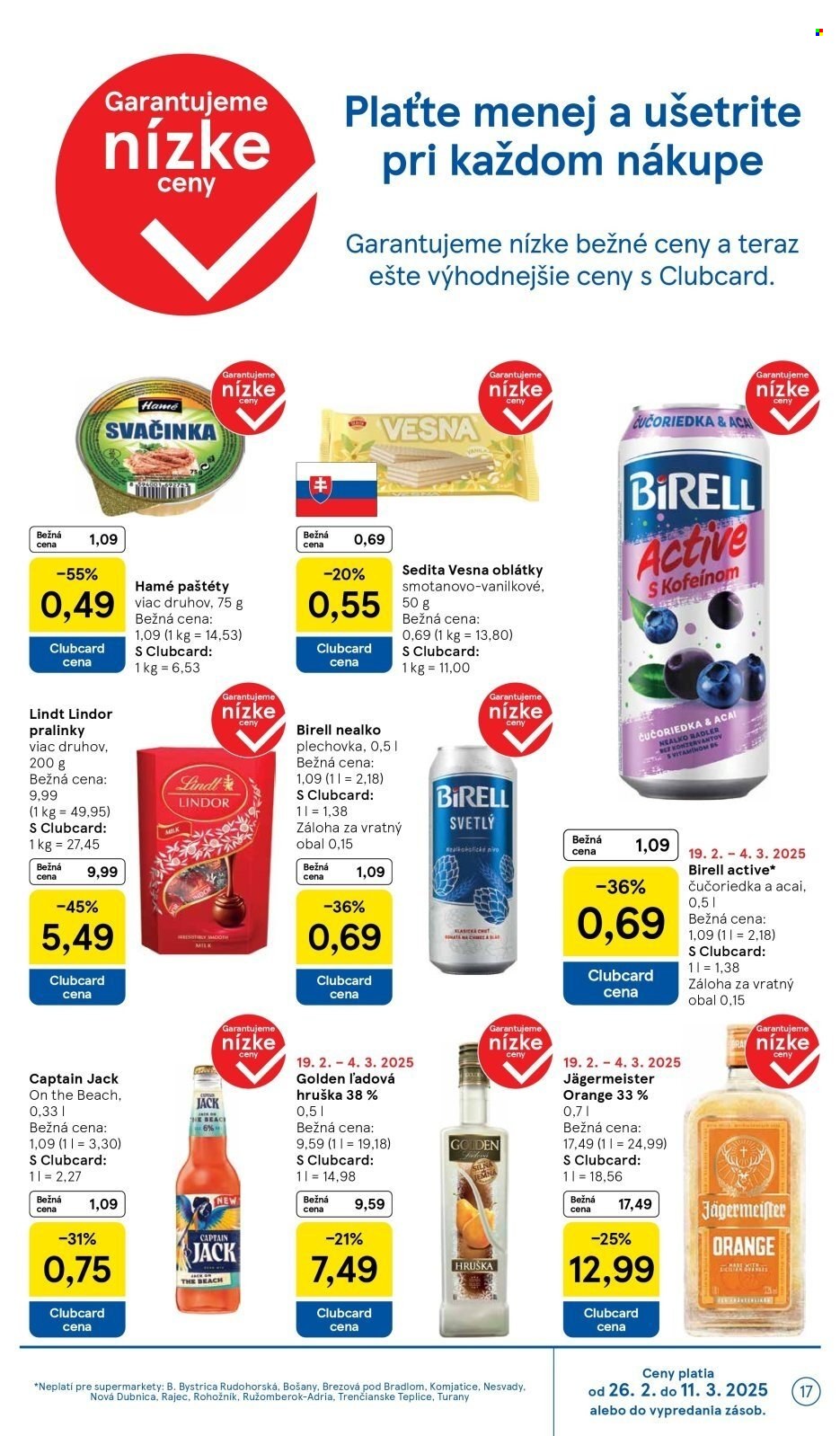 Leták TESCO supermarket - 26.2.2025 - 4.3.2025. Strana 17