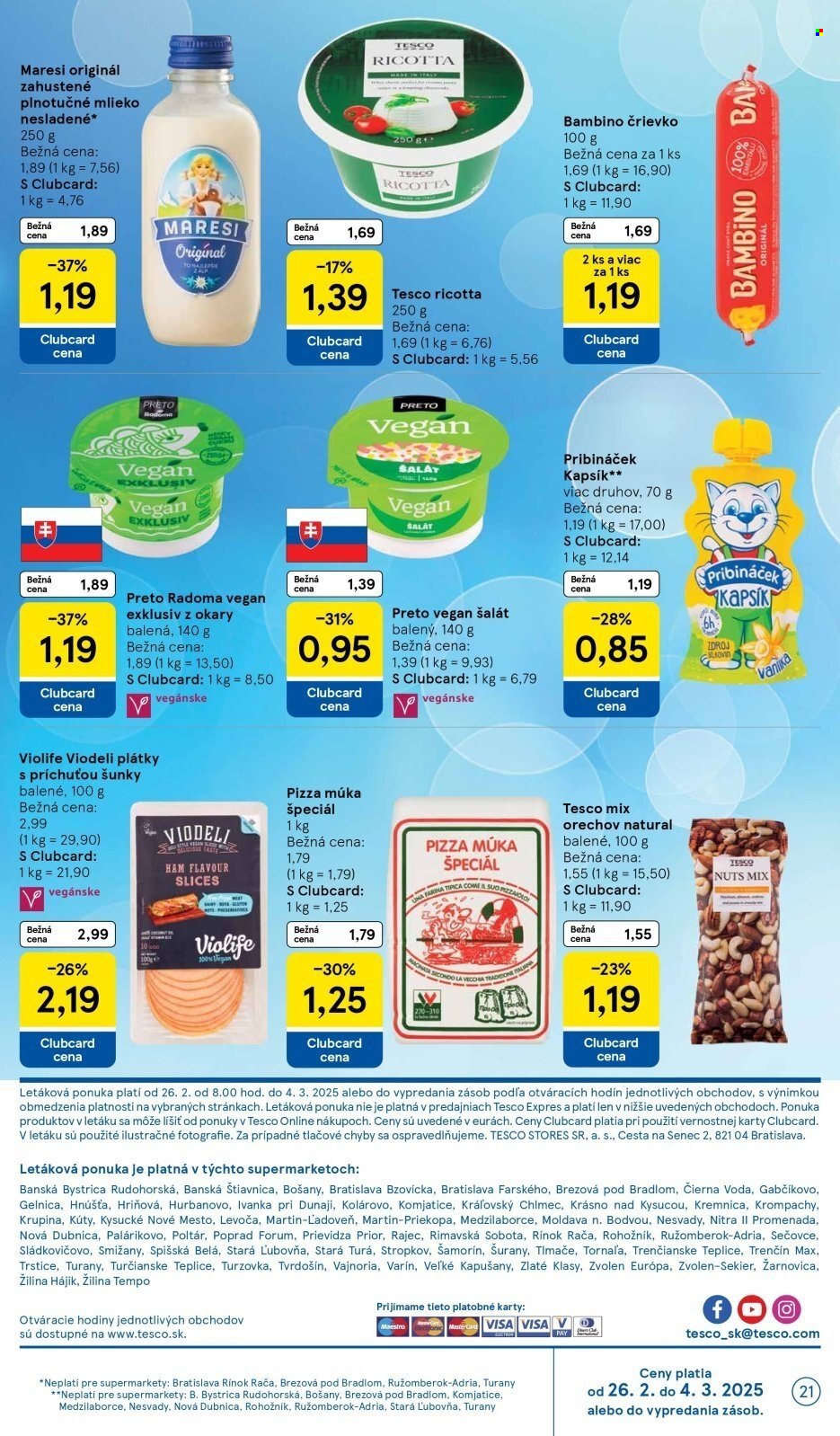 Leták TESCO supermarket - 26.2.2025 - 4.3.2025. Strana 21
