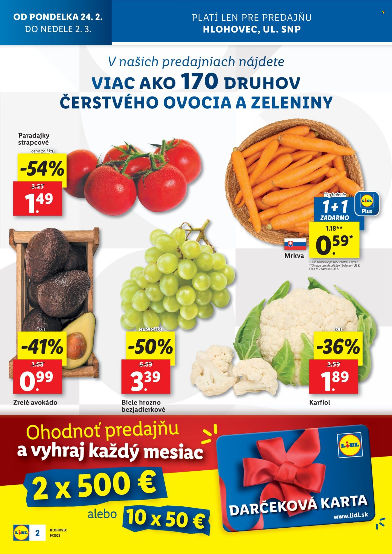 Leták Lidl - 24.2.2025 - 2.3.2025. Strana 2