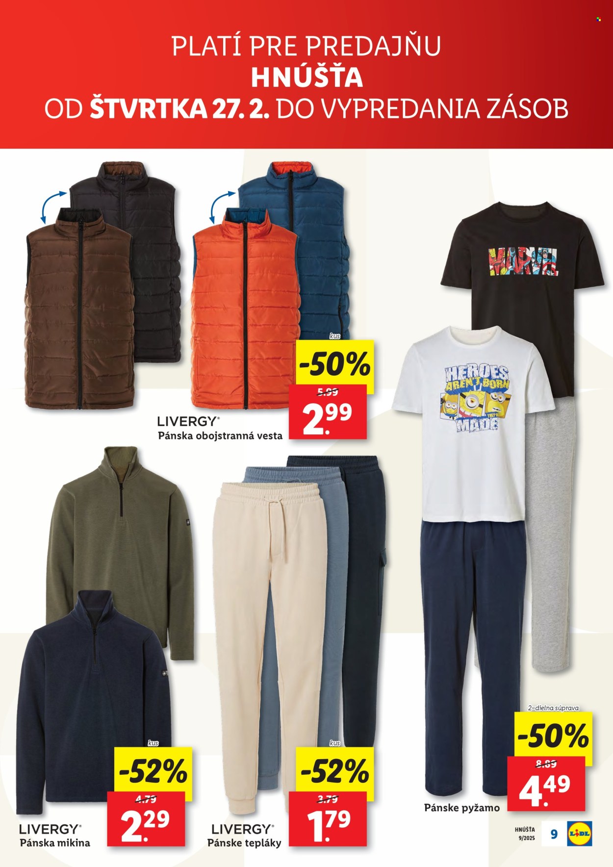 Leták Lidl - 27.2.2025 - 2.3.2025. Strana 9