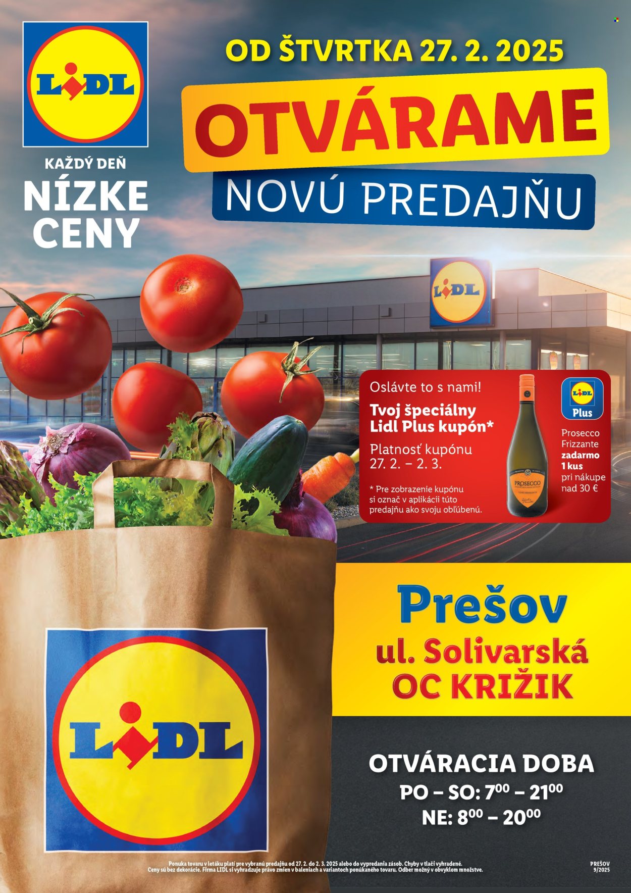 Leták Lidl - 27.2.2025 - 2.3.2025. Strana 1