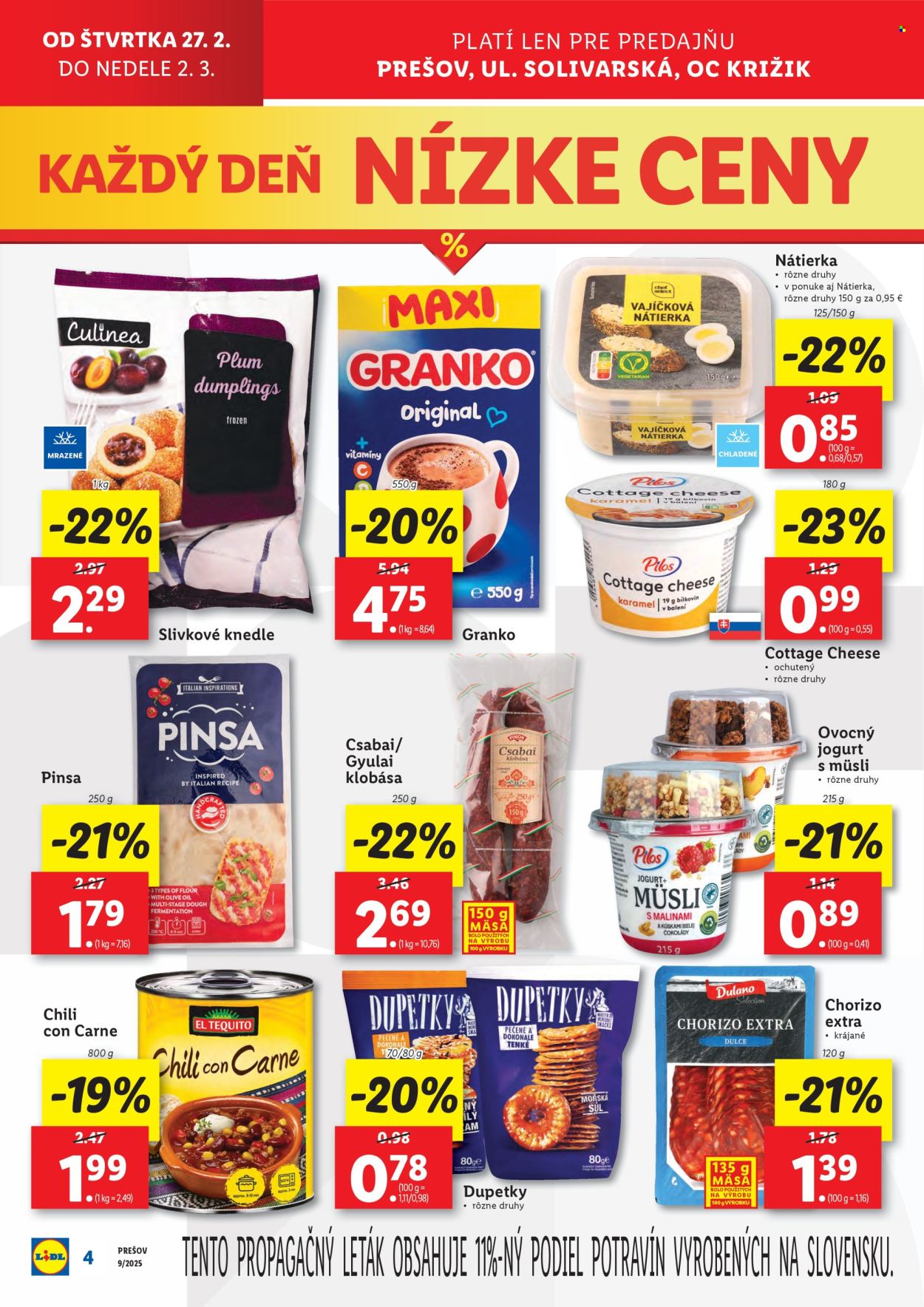Leták Lidl - 27.2.2025 - 2.3.2025. Strana 4