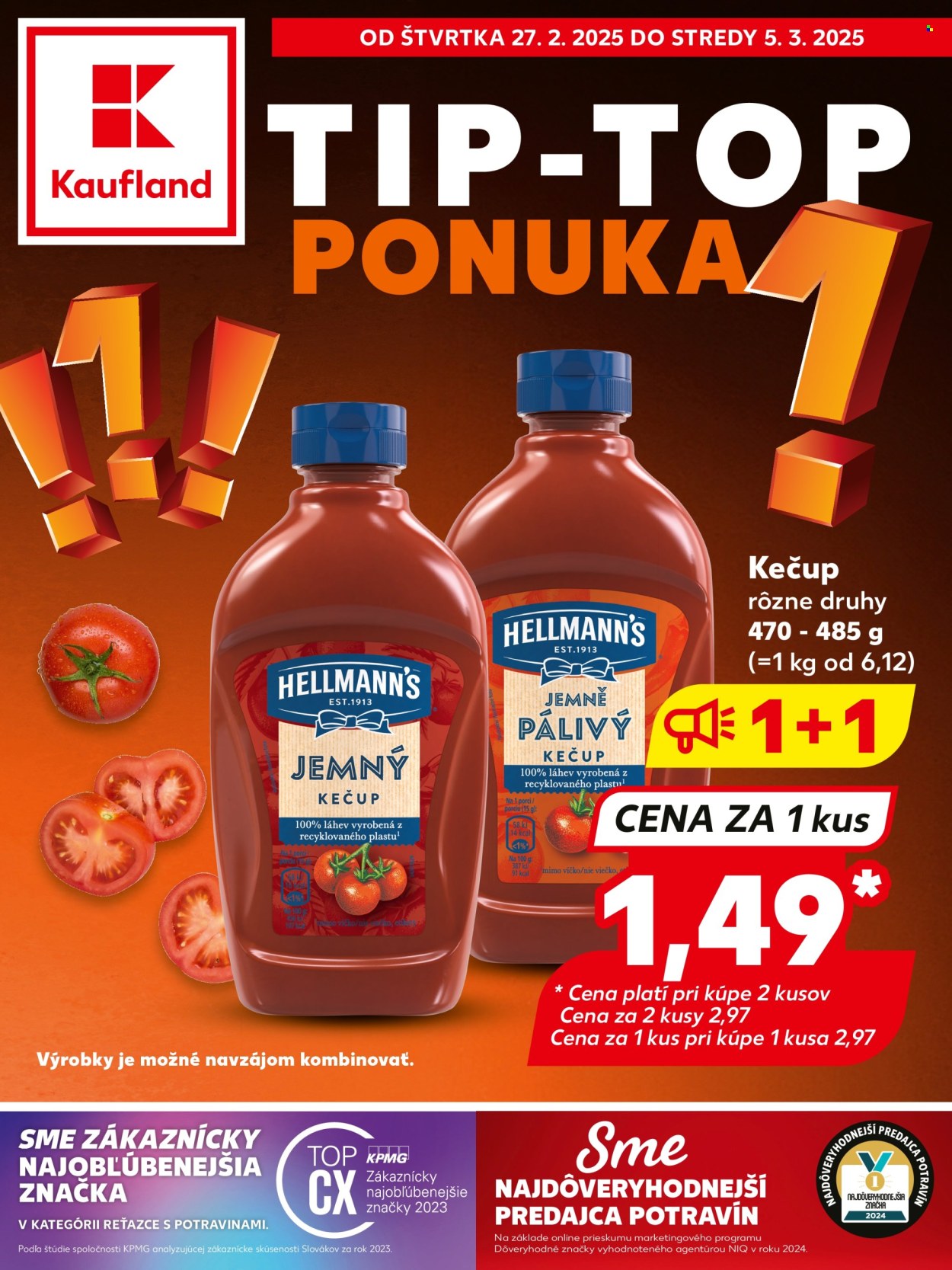 Leták Kaufland - 27.2.2025 - 5.3.2025. Strana 1
