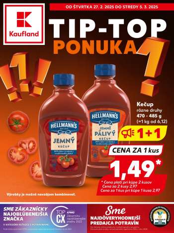 Leták Kaufland - 27.2.2025 - 5.3.2025.