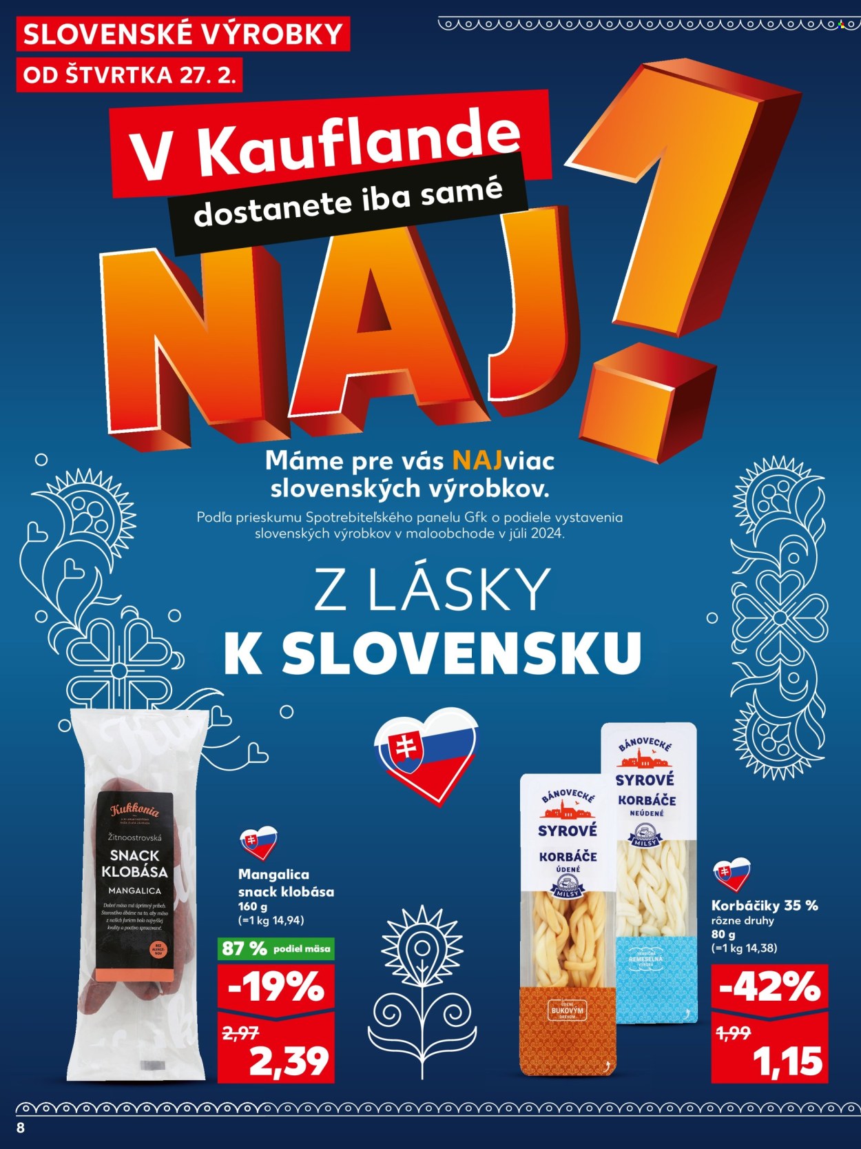 Leták Kaufland - 27.2.2025 - 5.3.2025. Strana 8