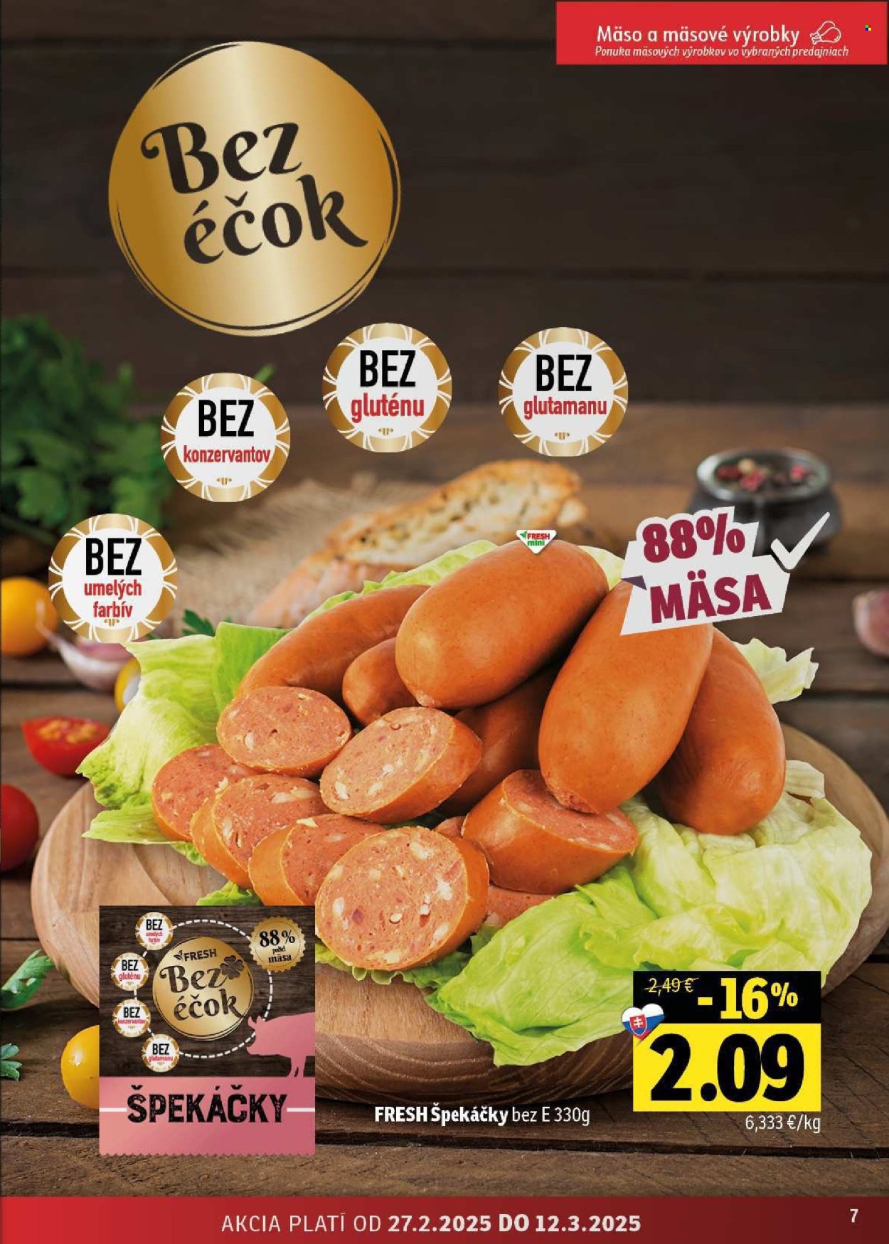 Leták FRESH - 27.2.2025 - 12.3.2025. Strana 7