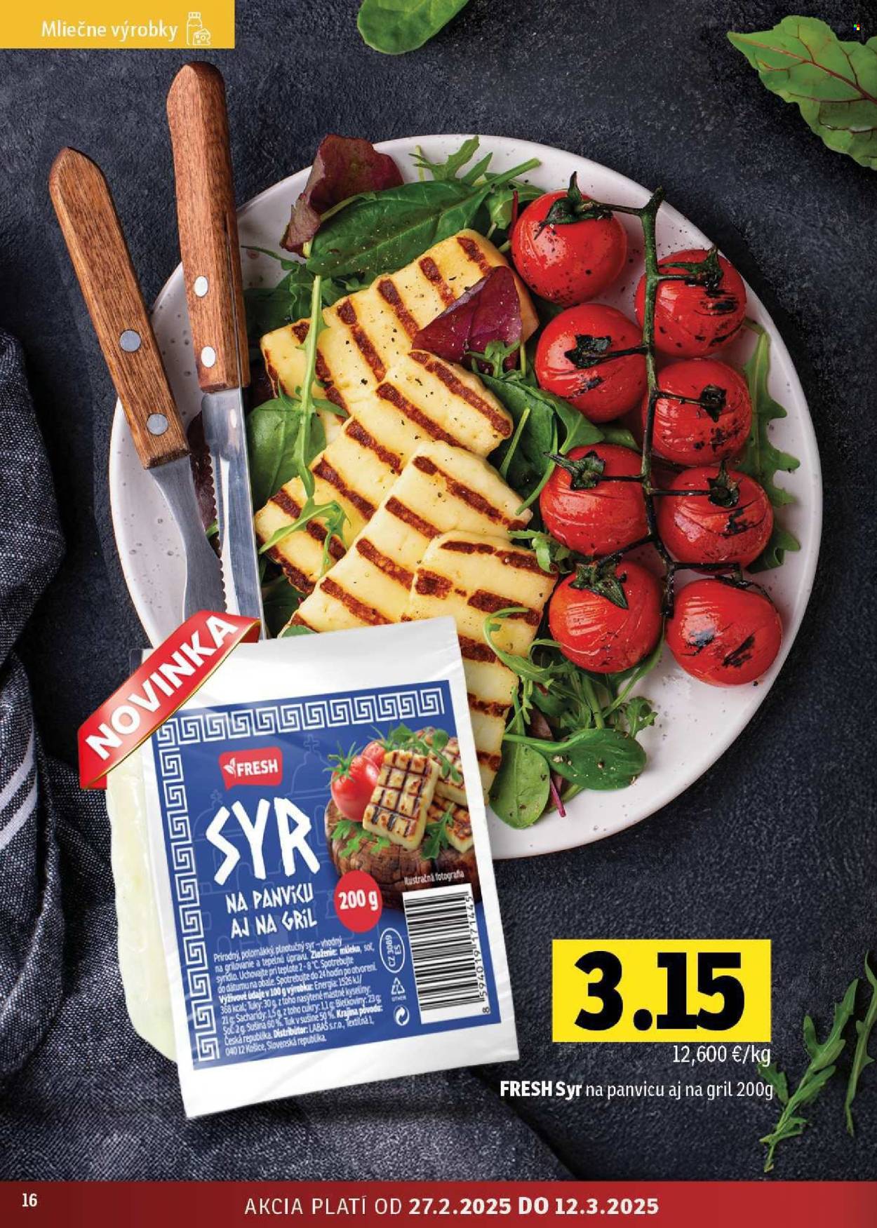 Leták FRESH - 27.2.2025 - 12.3.2025. Strana 16
