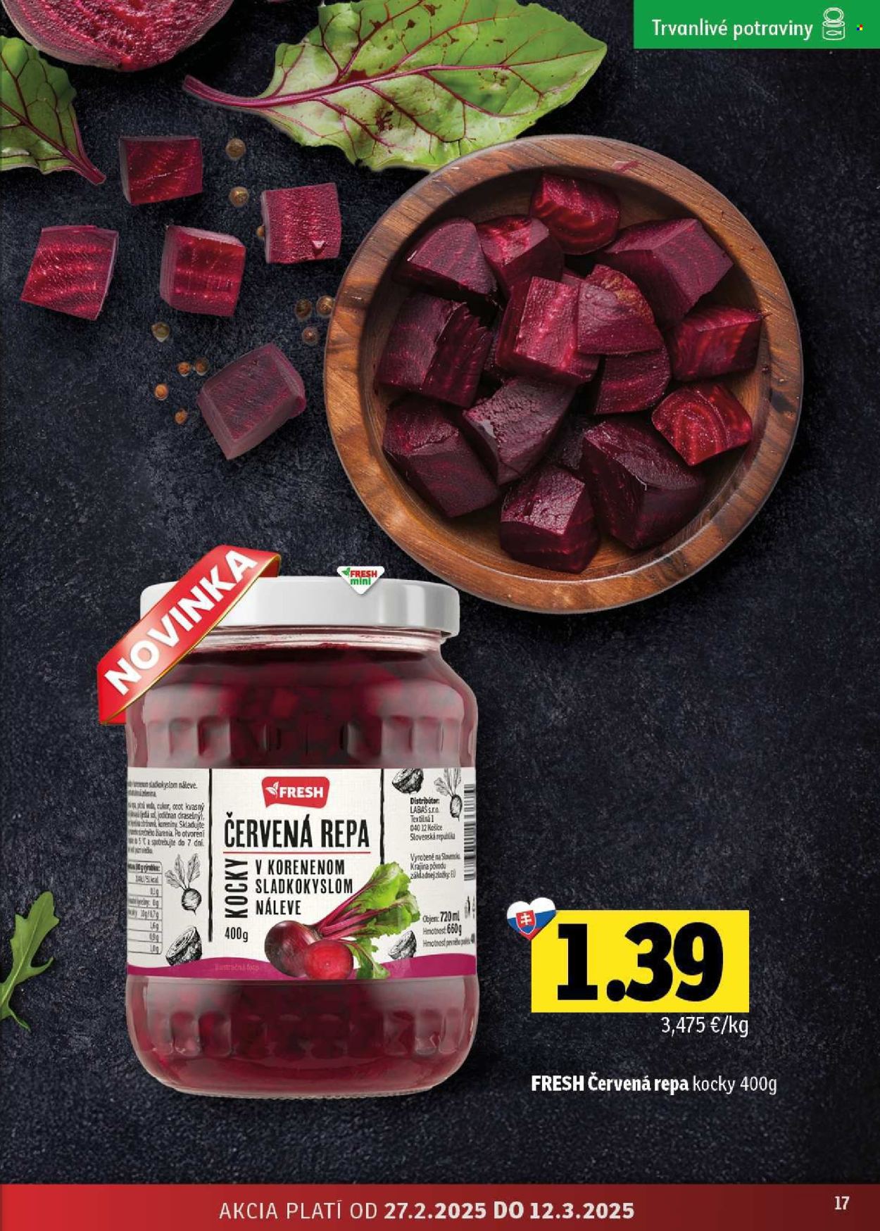 Leták FRESH - 27.2.2025 - 12.3.2025. Strana 17
