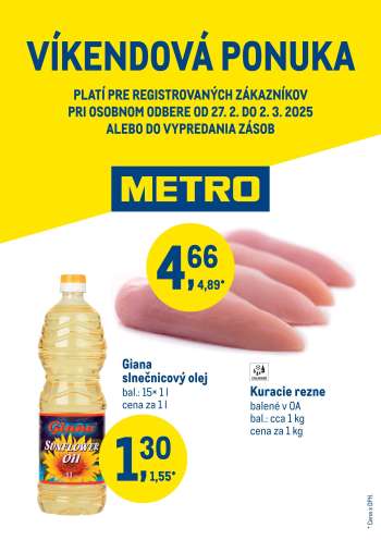Leták Metro - 27.2.2025 - 2.3.2025.