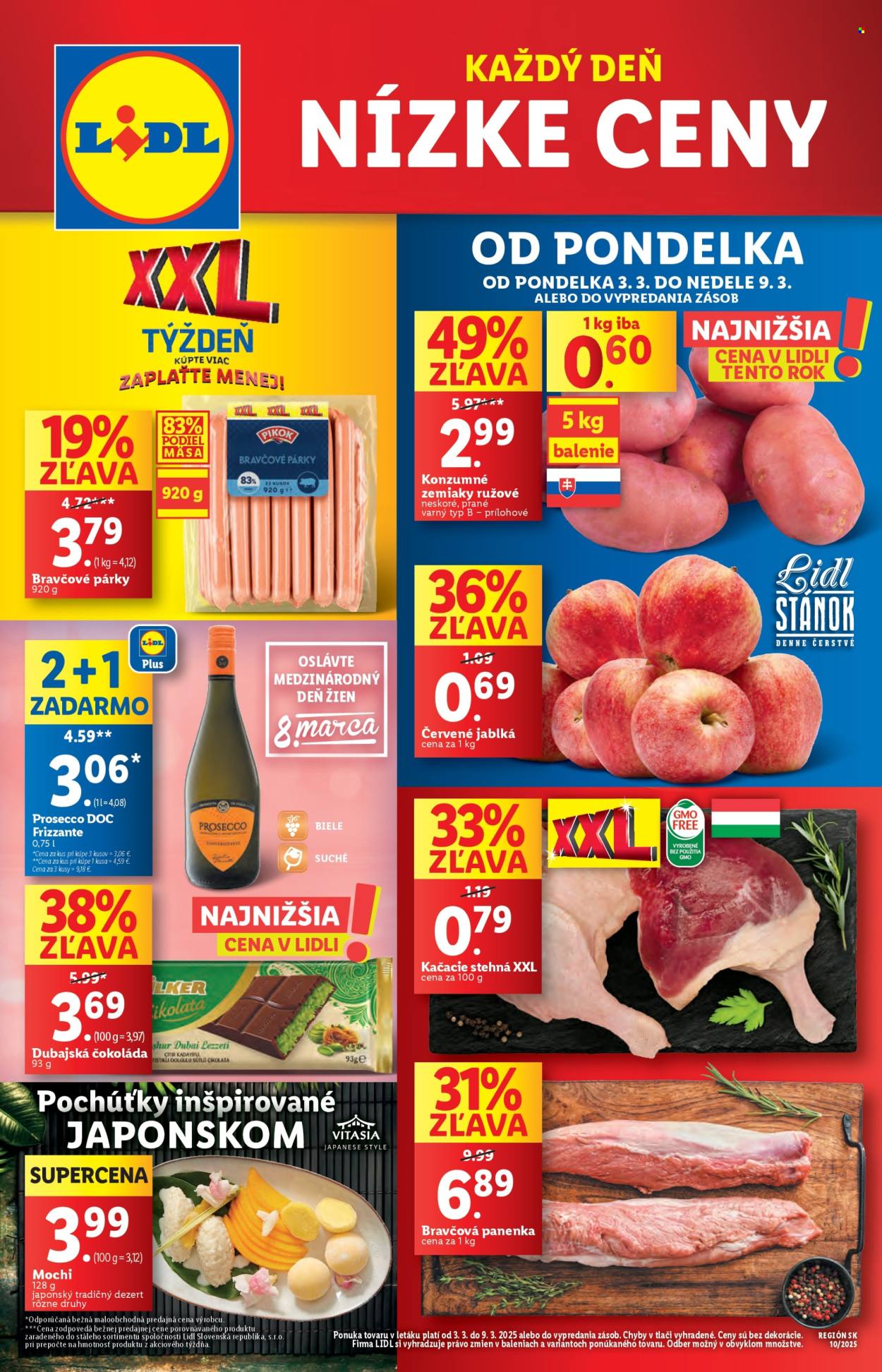 Leták Lidl - 3.3.2025 - 9.3.2025. Strana 1