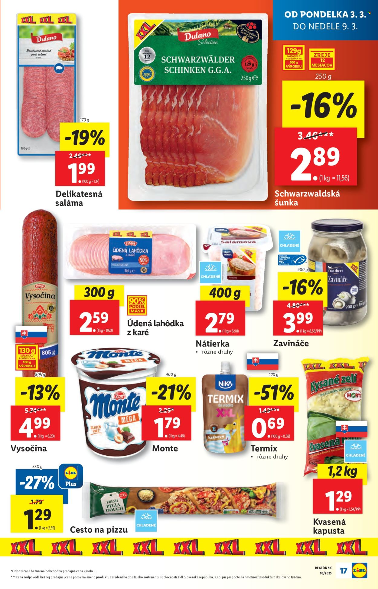 Leták Lidl - 3.3.2025 - 9.3.2025. Strana 17