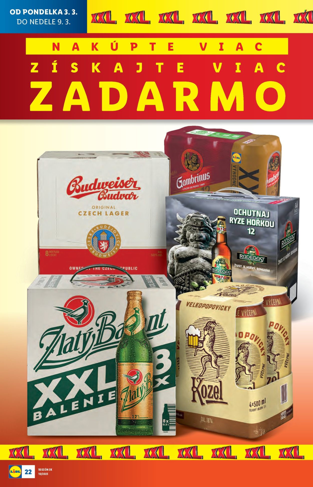 Leták Lidl - 3.3.2025 - 9.3.2025. Strana 22