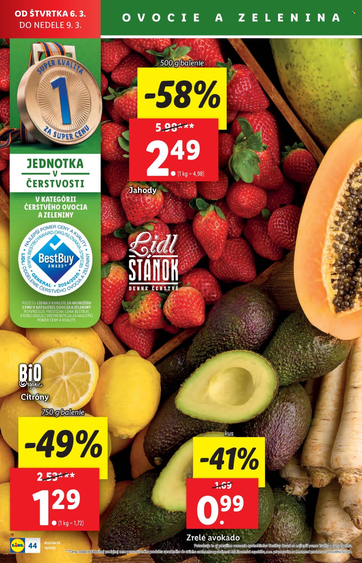Leták Lidl - 3.3.2025 - 9.3.2025. Strana 46