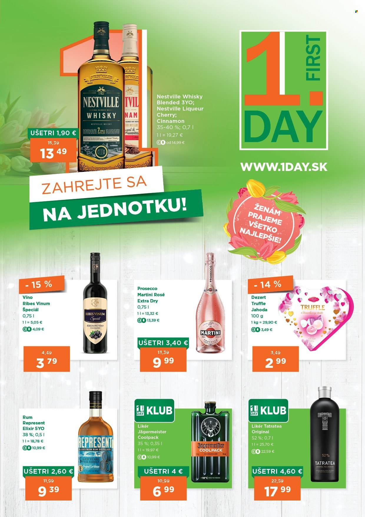 Leták 1Day - 27.2.2025 - 12.3.2025. Strana 1