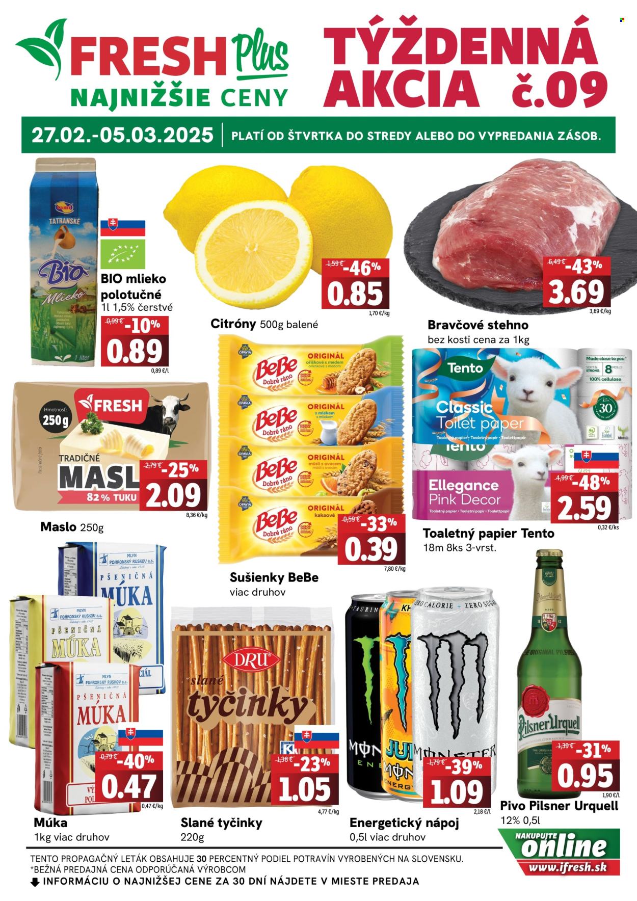 Leták FRESH - 27.2.2025 - 5.3.2025. Strana 1