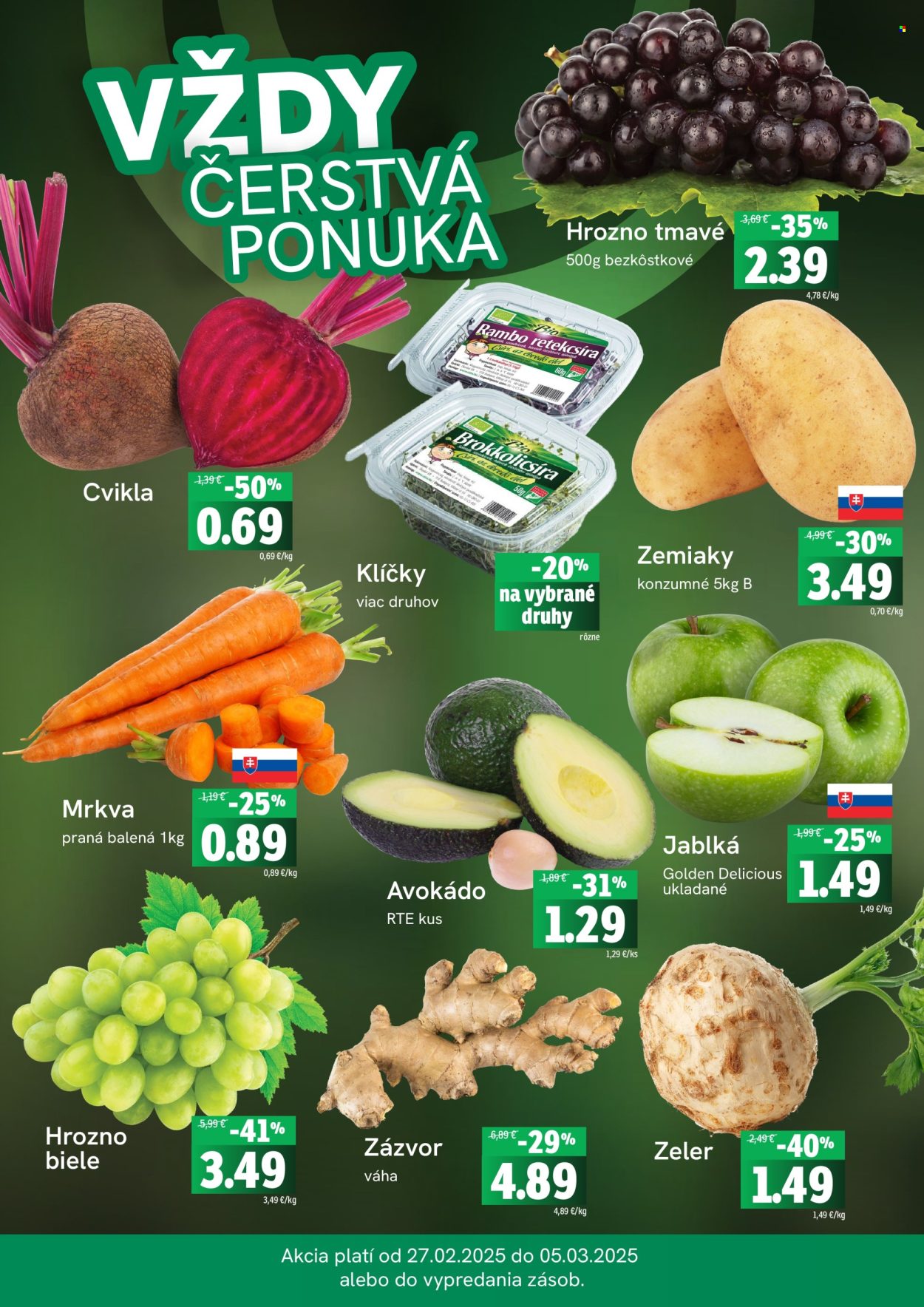 Leták FRESH - 27.2.2025 - 5.3.2025. Strana 3