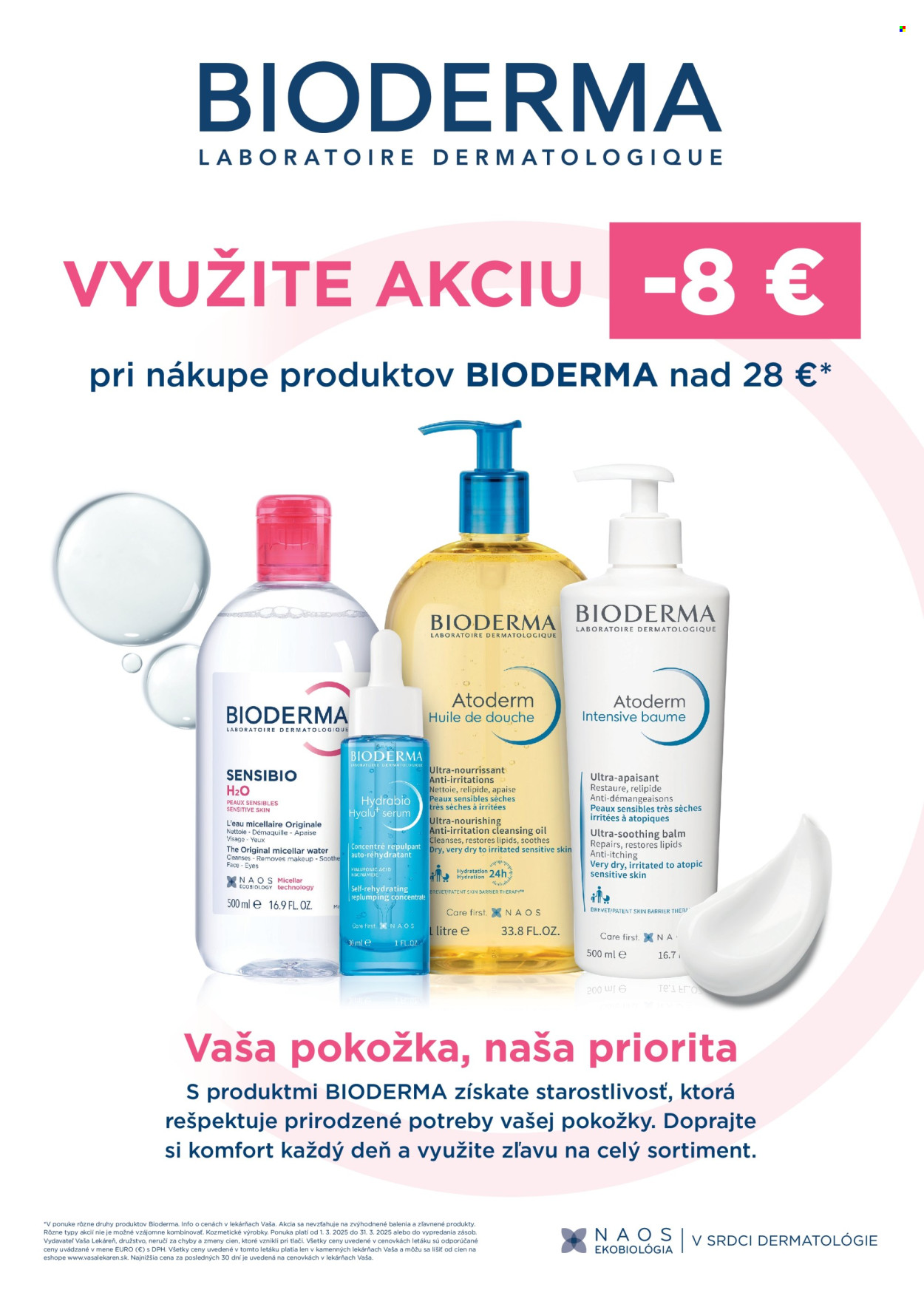 Leták Vaša lekáreň - 1.3.2025 - 31.3.2025. Strana 8