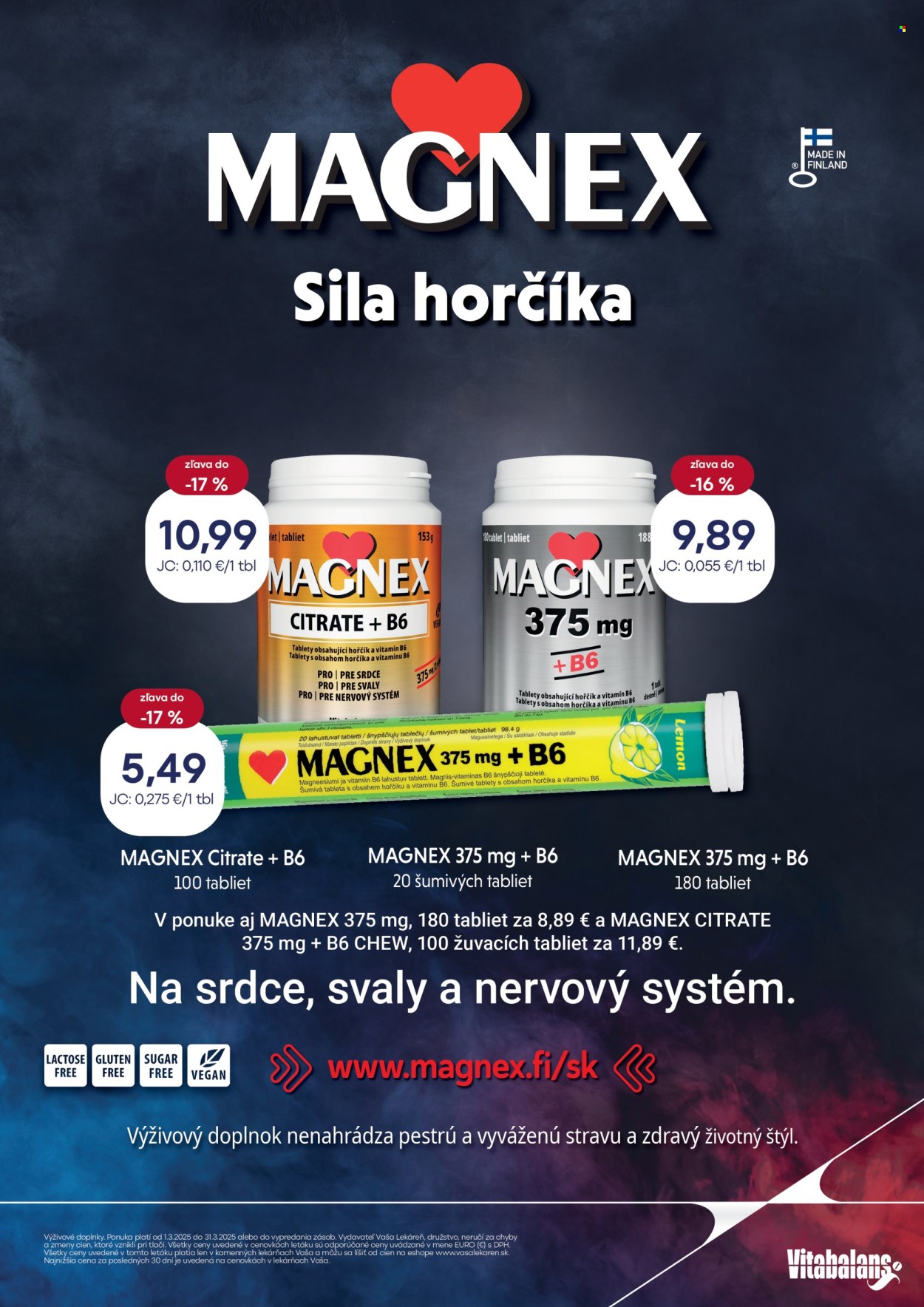 Leták Vaša lekáreň - 1.3.2025 - 31.3.2025. Strana 11